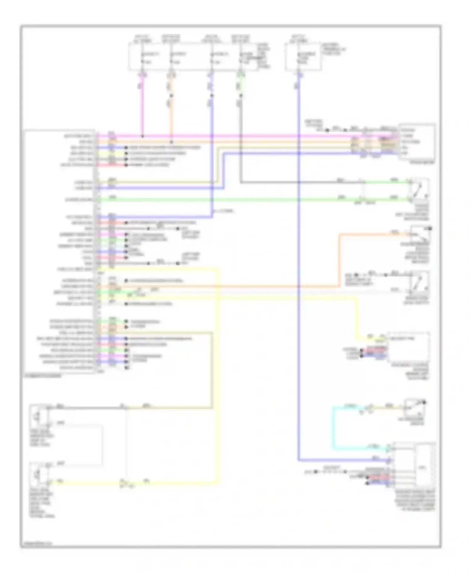 Wiring diagram air conditioning system computer data lines system for Nissan 370Z I (2008-2014) (1 of 1)