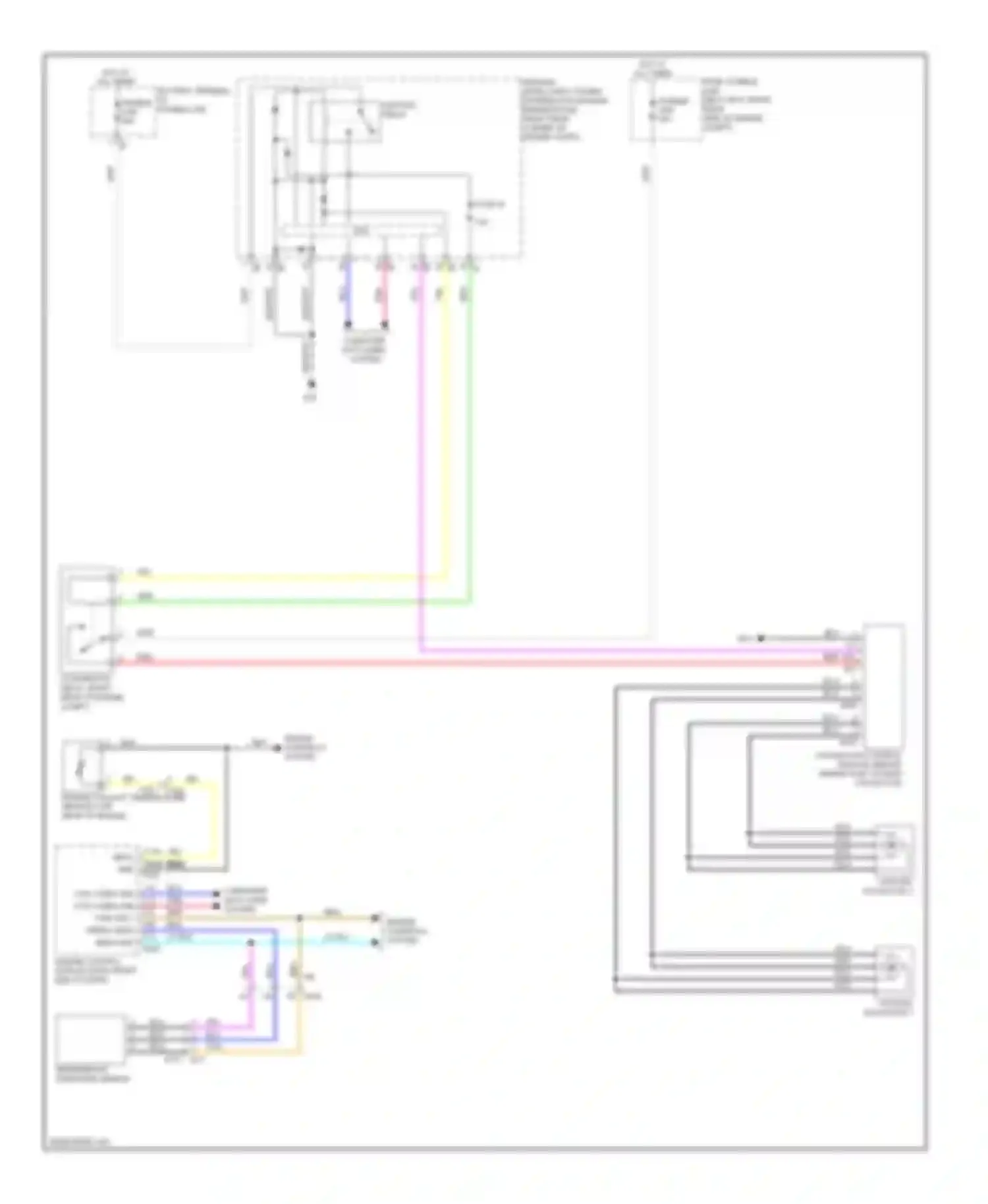 Wiring diagram battery terminal w/ fusible link for Nissan 370Z I (2008-2014) (4 of 7)