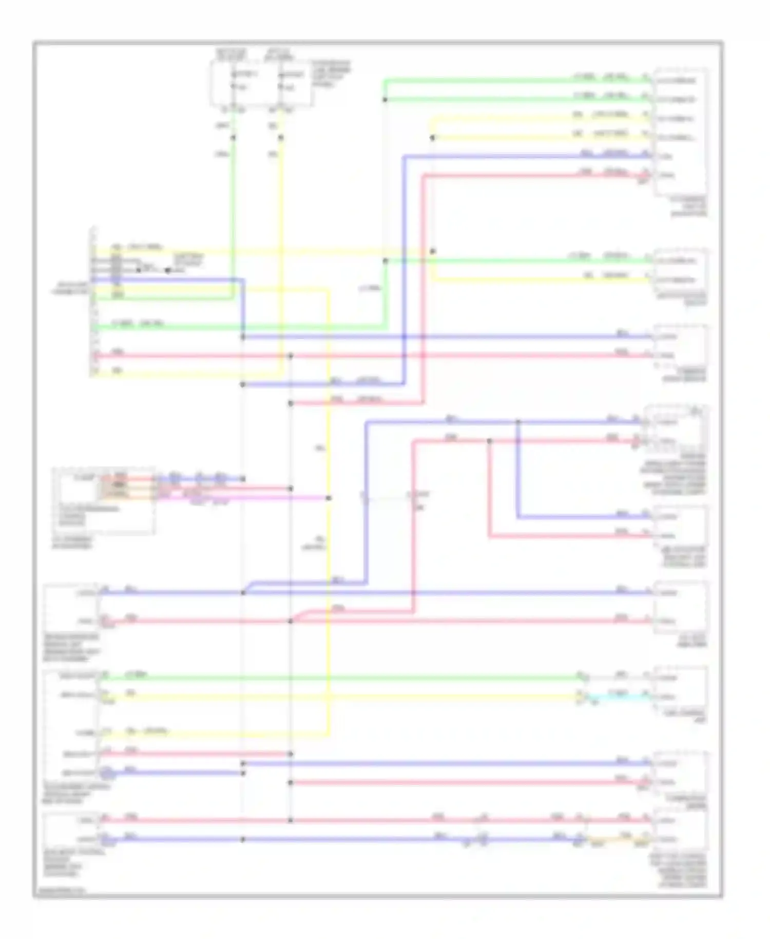 Wiring diagram combination meter for Nissan 370Z I (2008-2014) (4 of 20)