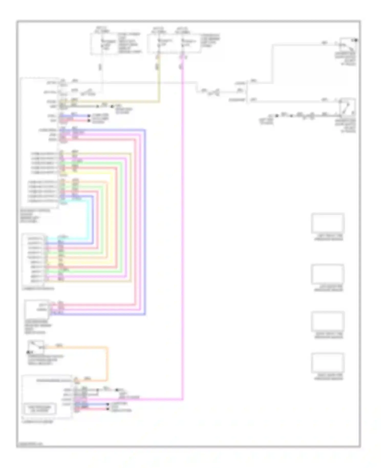 Wiring diagram combination switch for Nissan 370Z I (2008-2014) (6 of 7)