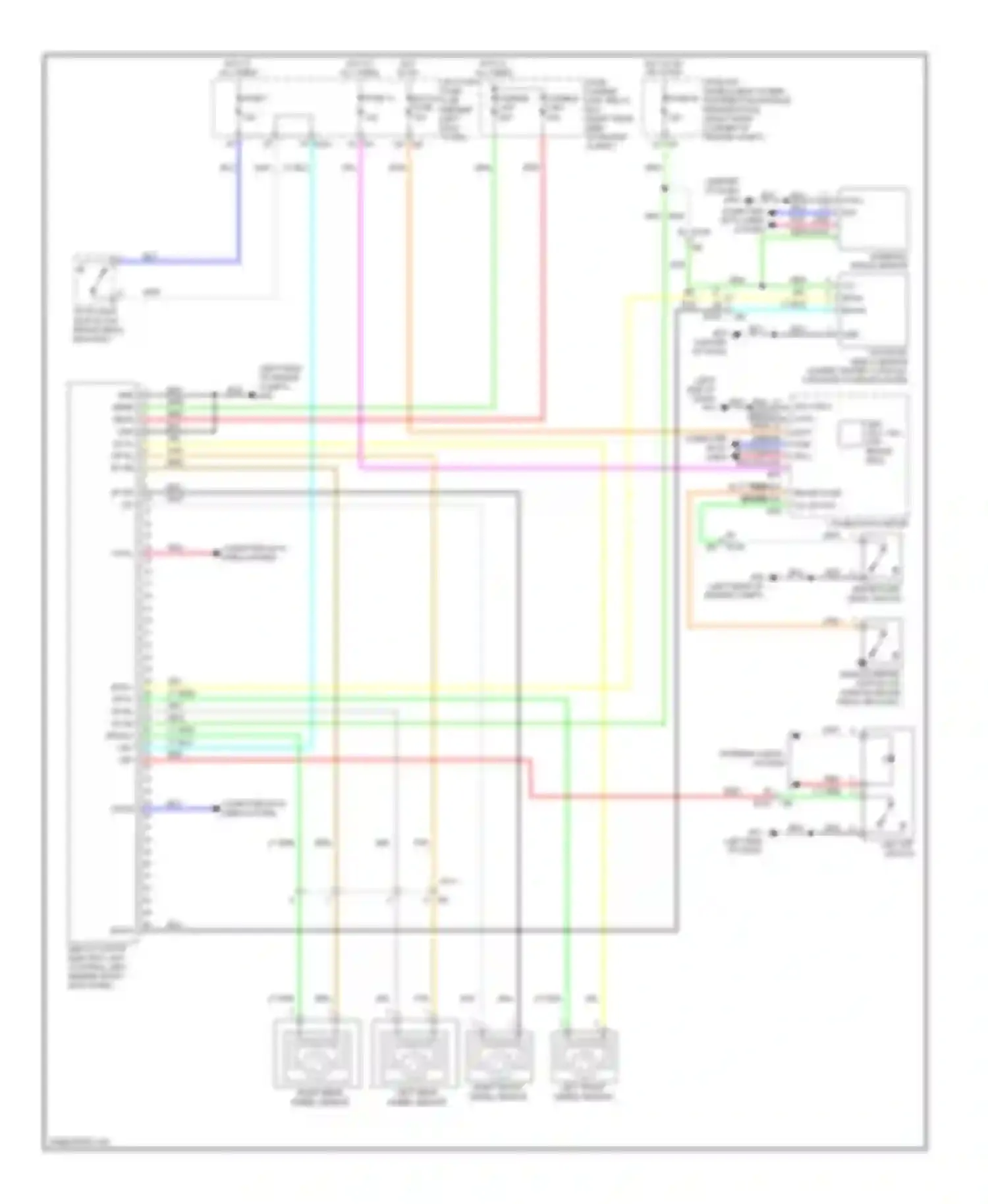 Wiring diagram computer data lines system for Nissan 370Z I (2008-2014) (1 of 38)
