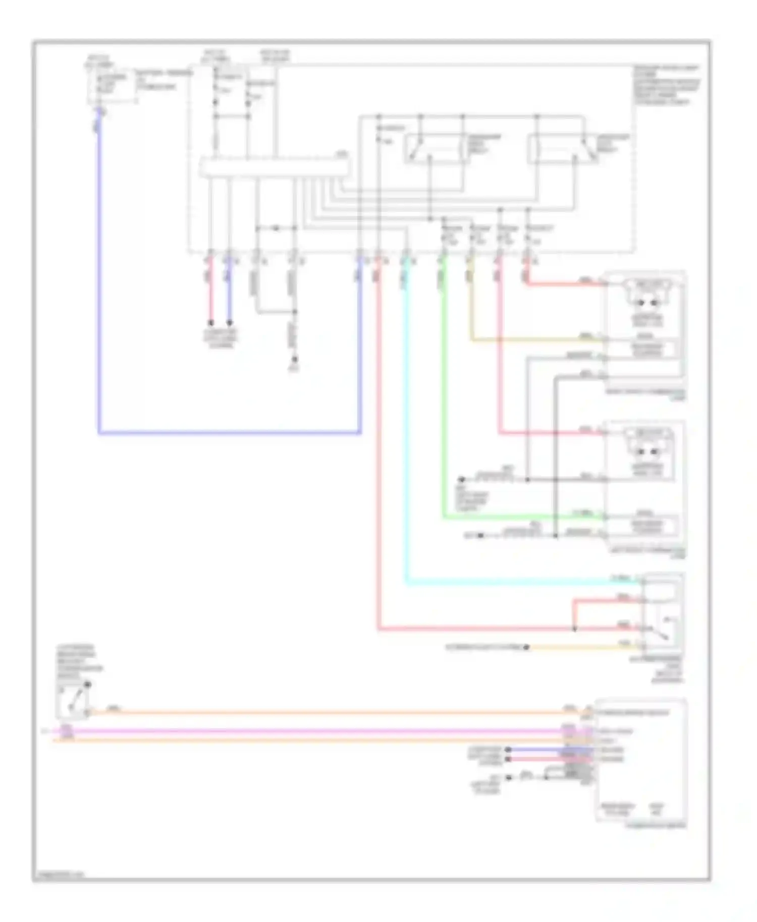 Wiring diagram computer data lines system for Nissan 370Z I (2008-2014) (14 of 38)