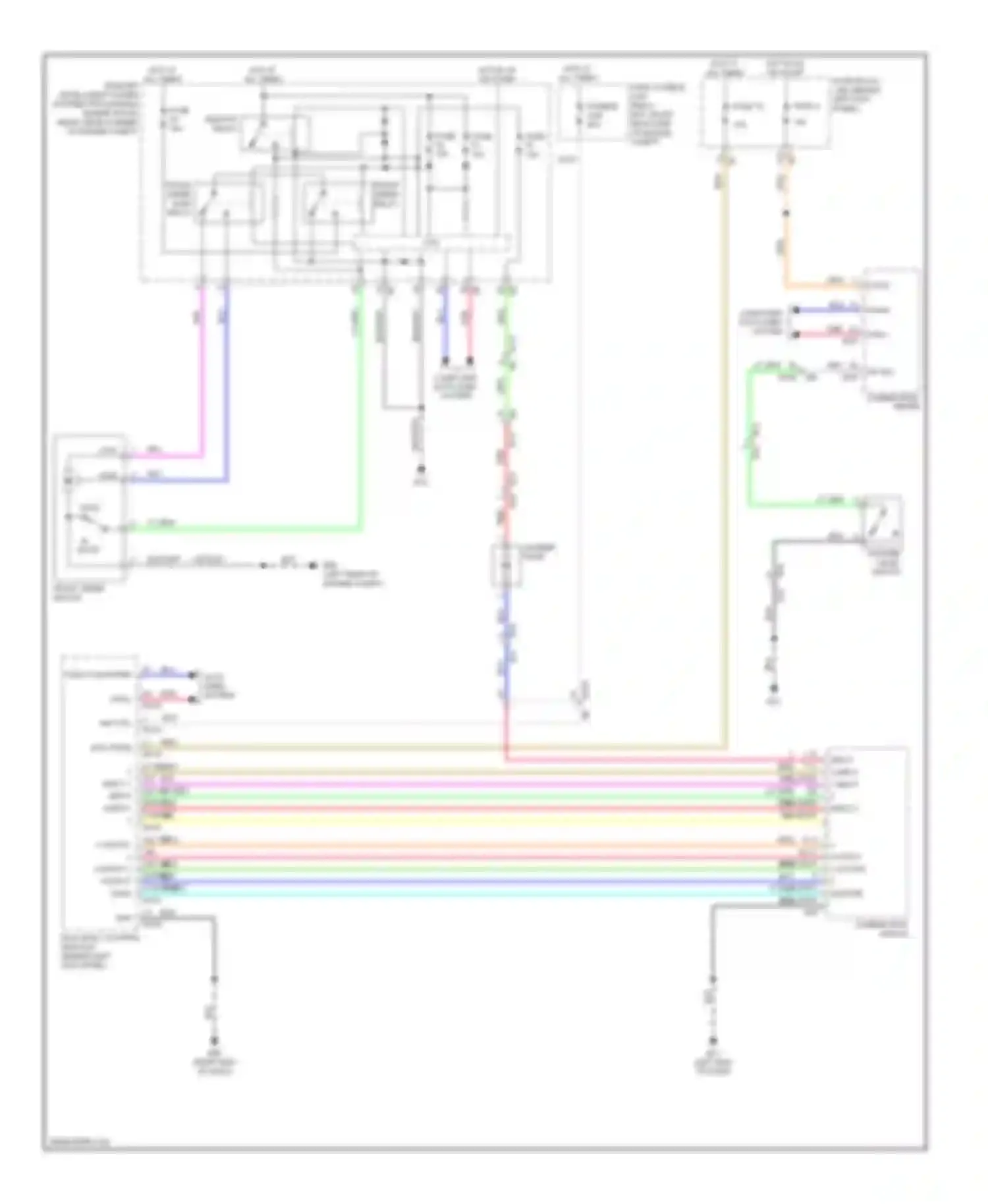 Wiring diagram computer data lines system for Nissan 370Z I (2008-2014) (38 of 38)