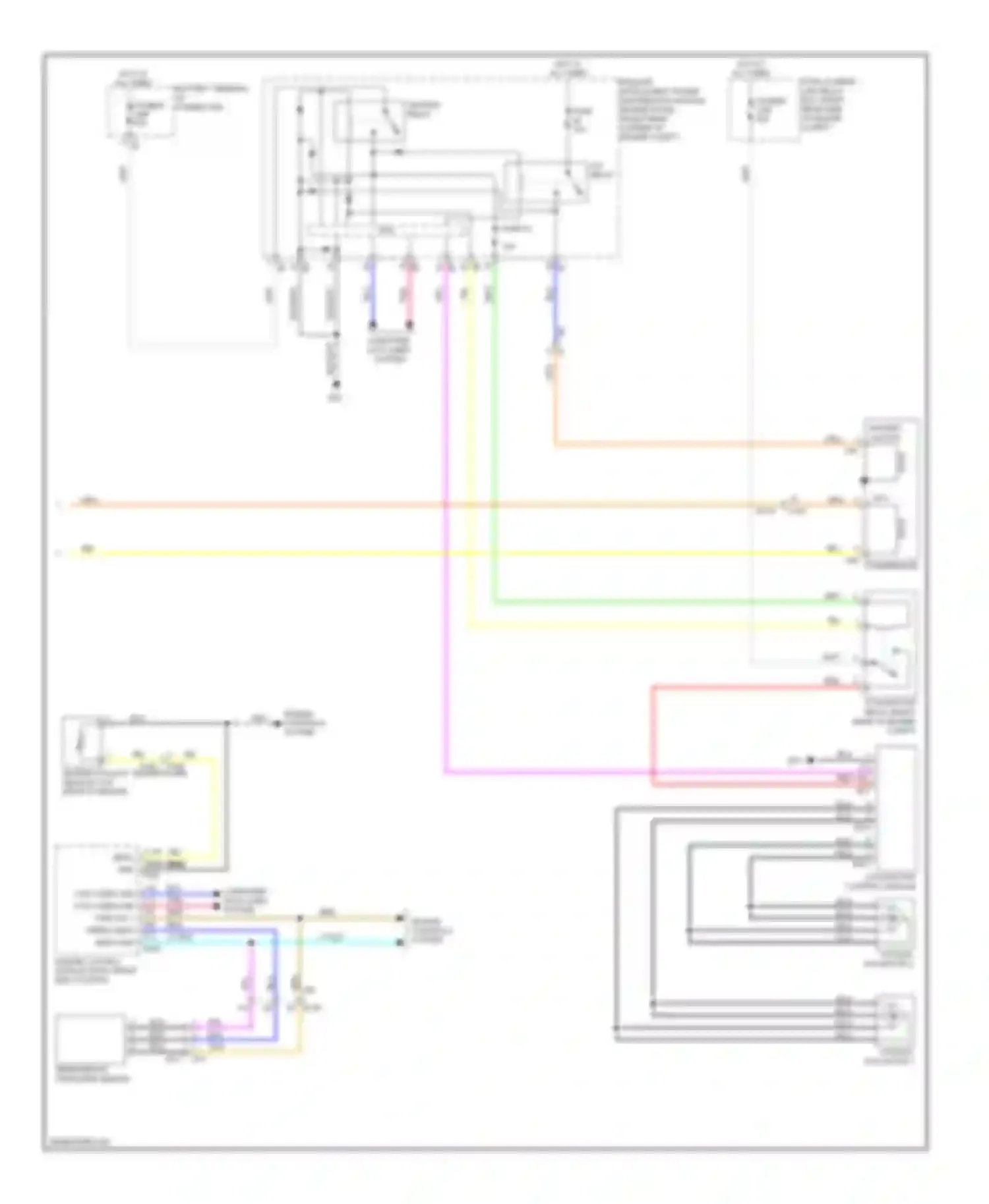 Wiring diagram ignition relay for Nissan 370Z I (2008-2014) (1 of 6)
