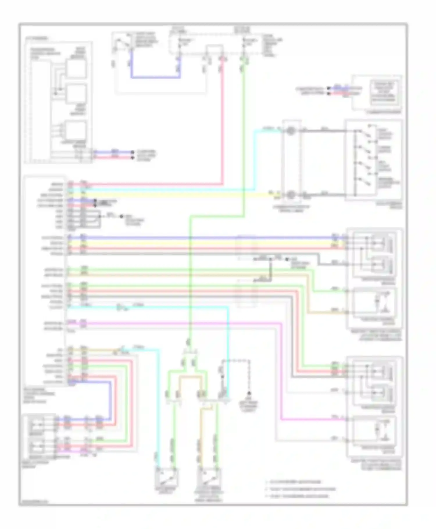 Wiring diagram input speed sensor 2 for Nissan 370Z I (2008-2014) (1 of 2)