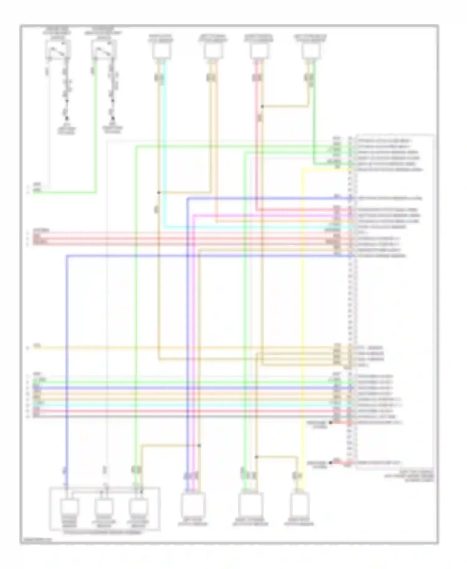 Wiring diagram ptc - sensor gnd 4 sensor gnd 3 sensor gnd 2 for Nissan 370Z I (2008-2014) (1 of 1)