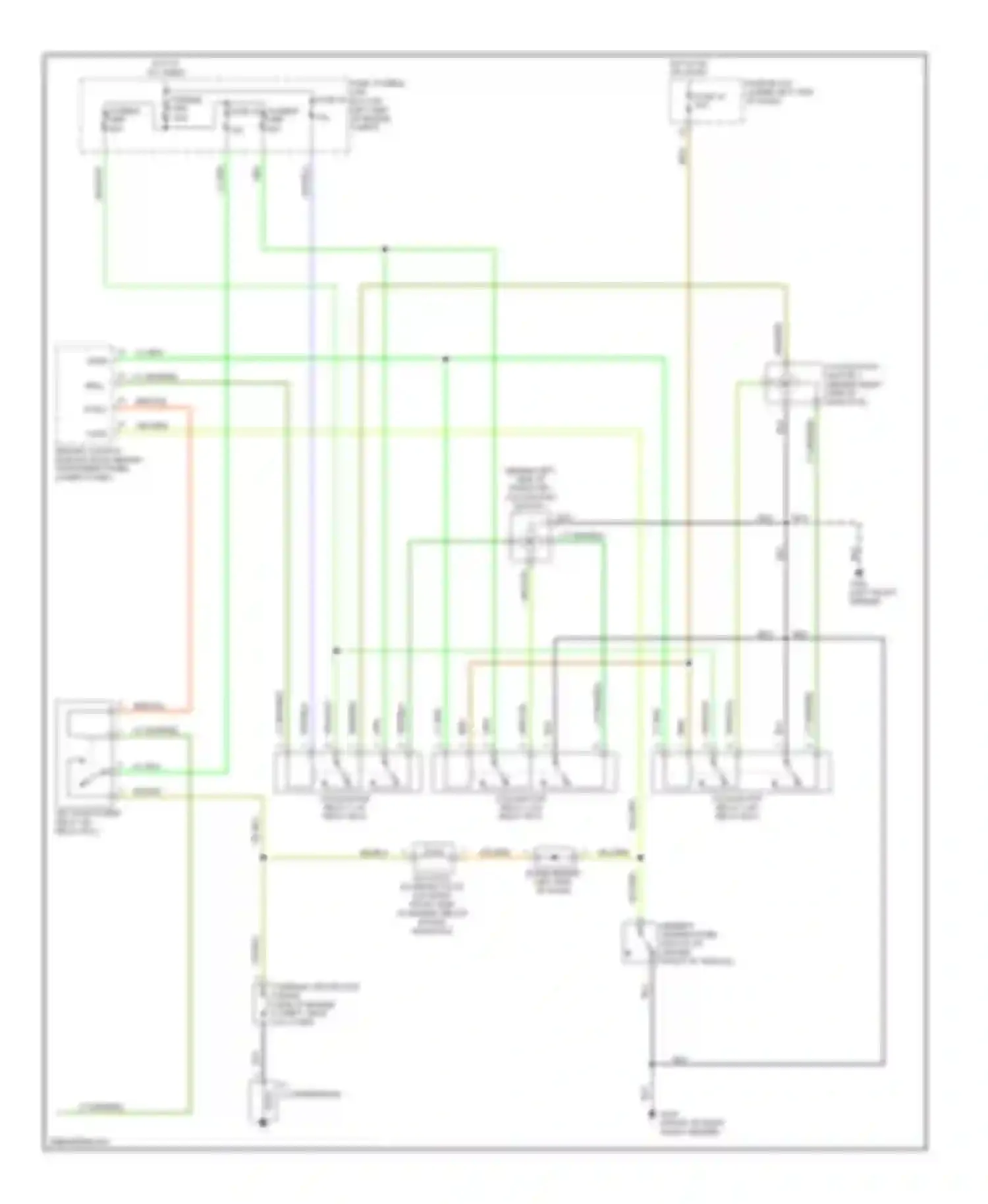 Altima Nissan L30 facelift (1999-2001): Manual a/c circuit (2 of 2)