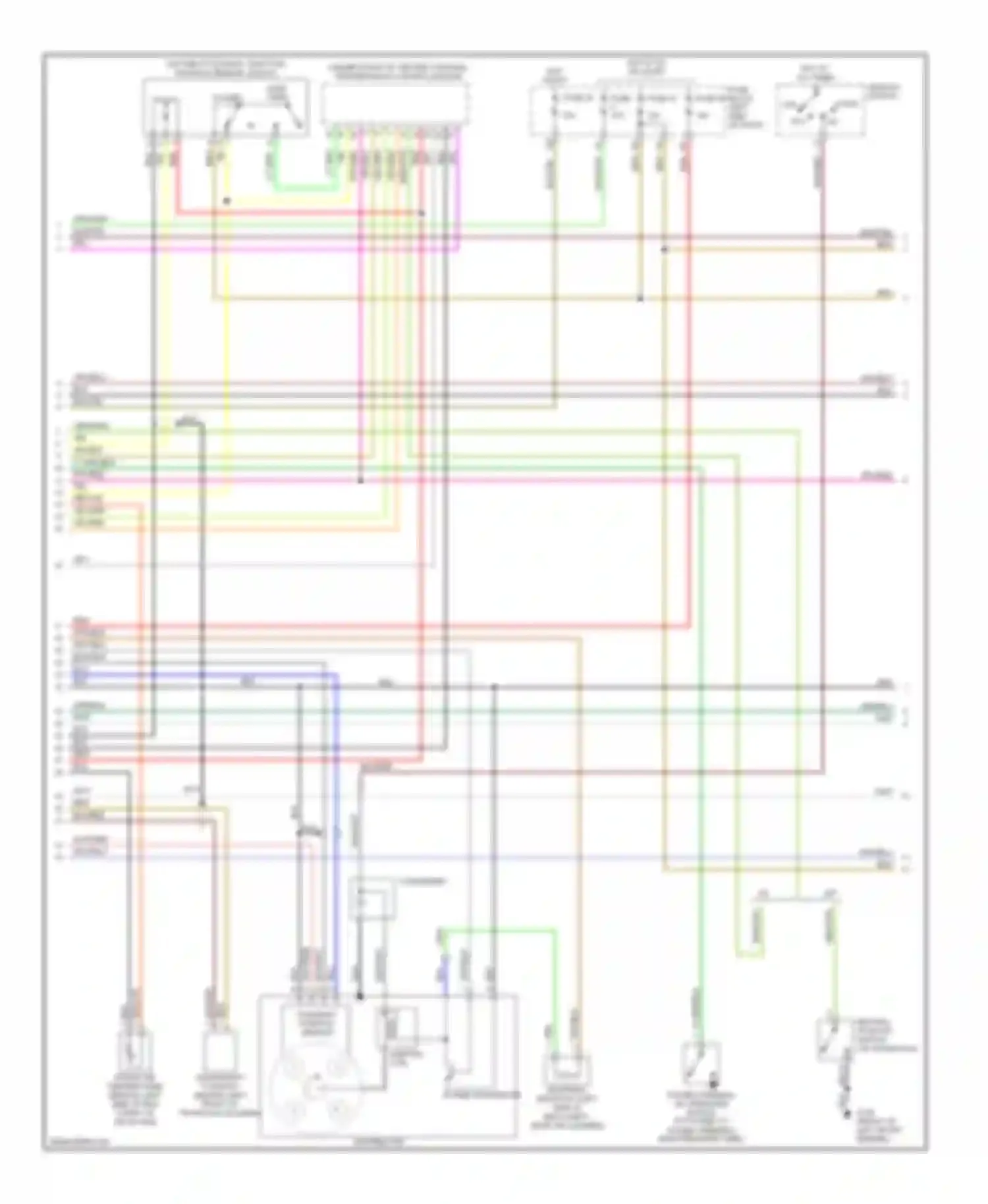 Altima Nissan L30 facelift (1999-2001): Wiring diagram engine performance 2.4ls (2 of 3)