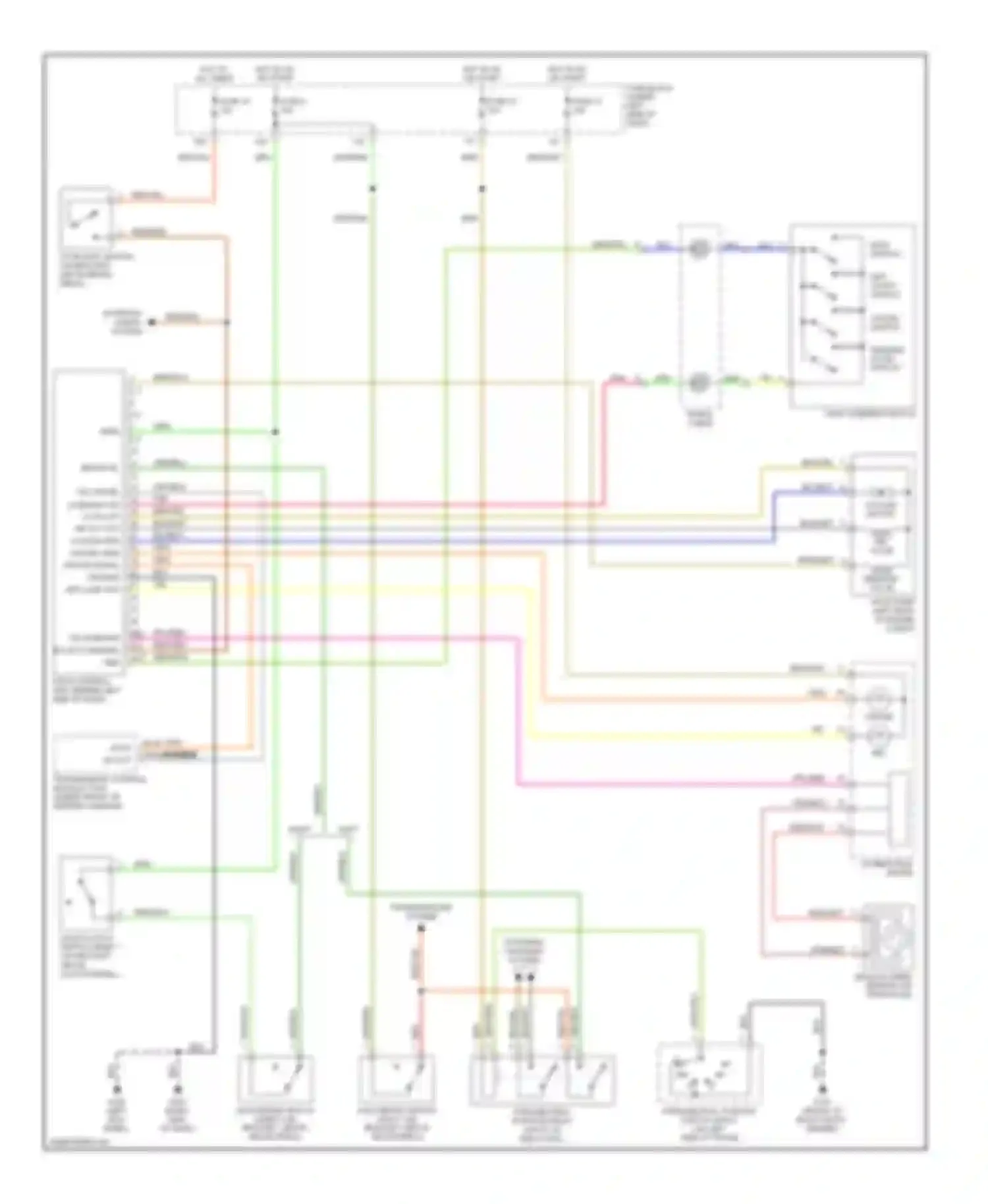 Wiring diagram combination meter for Nissan Altima L30 facelift (1999-2001) (3 of 9)