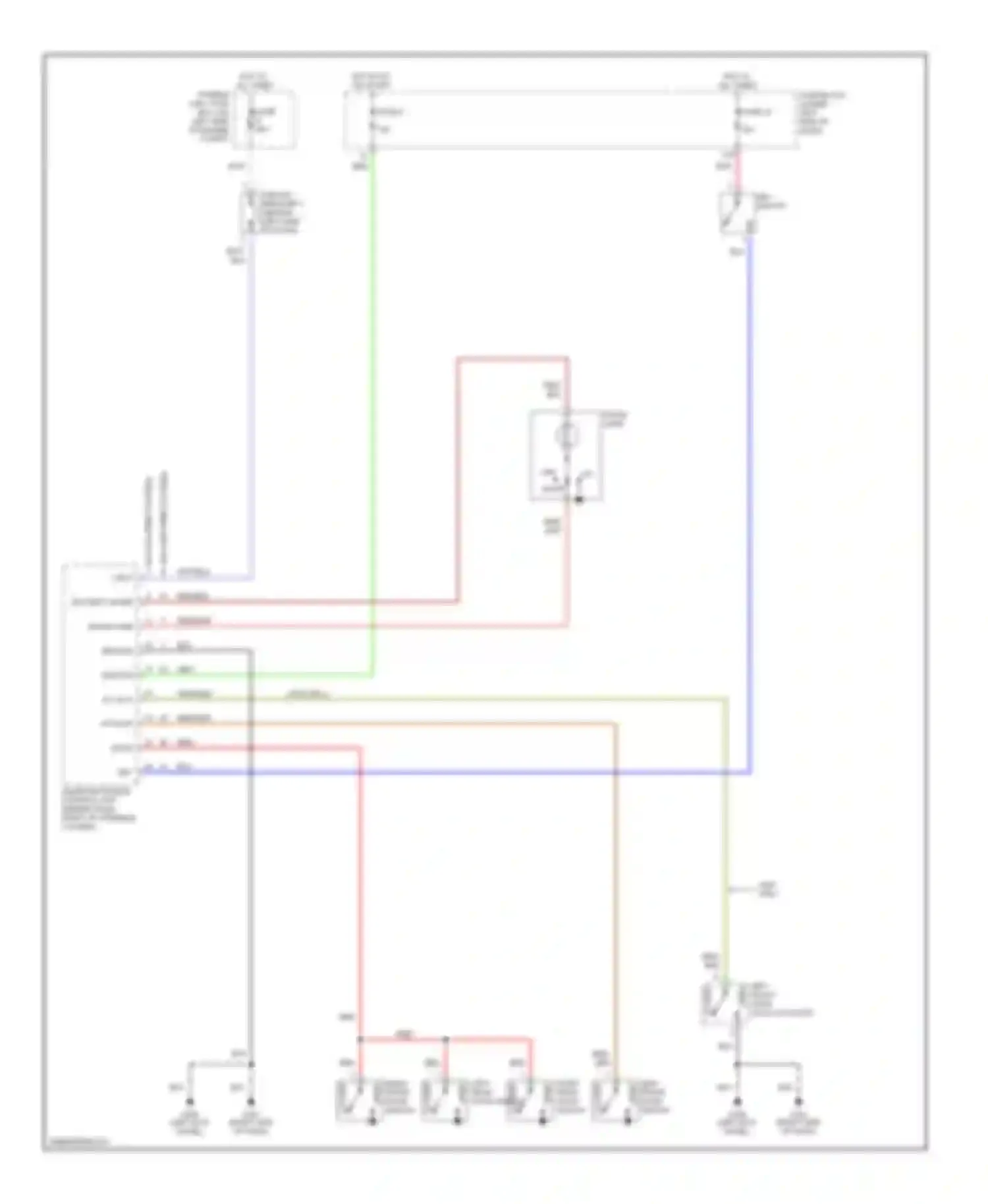 Wiring diagram fuse 8 for Nissan Altima L30 facelift (1999-2001) (3 of 14)