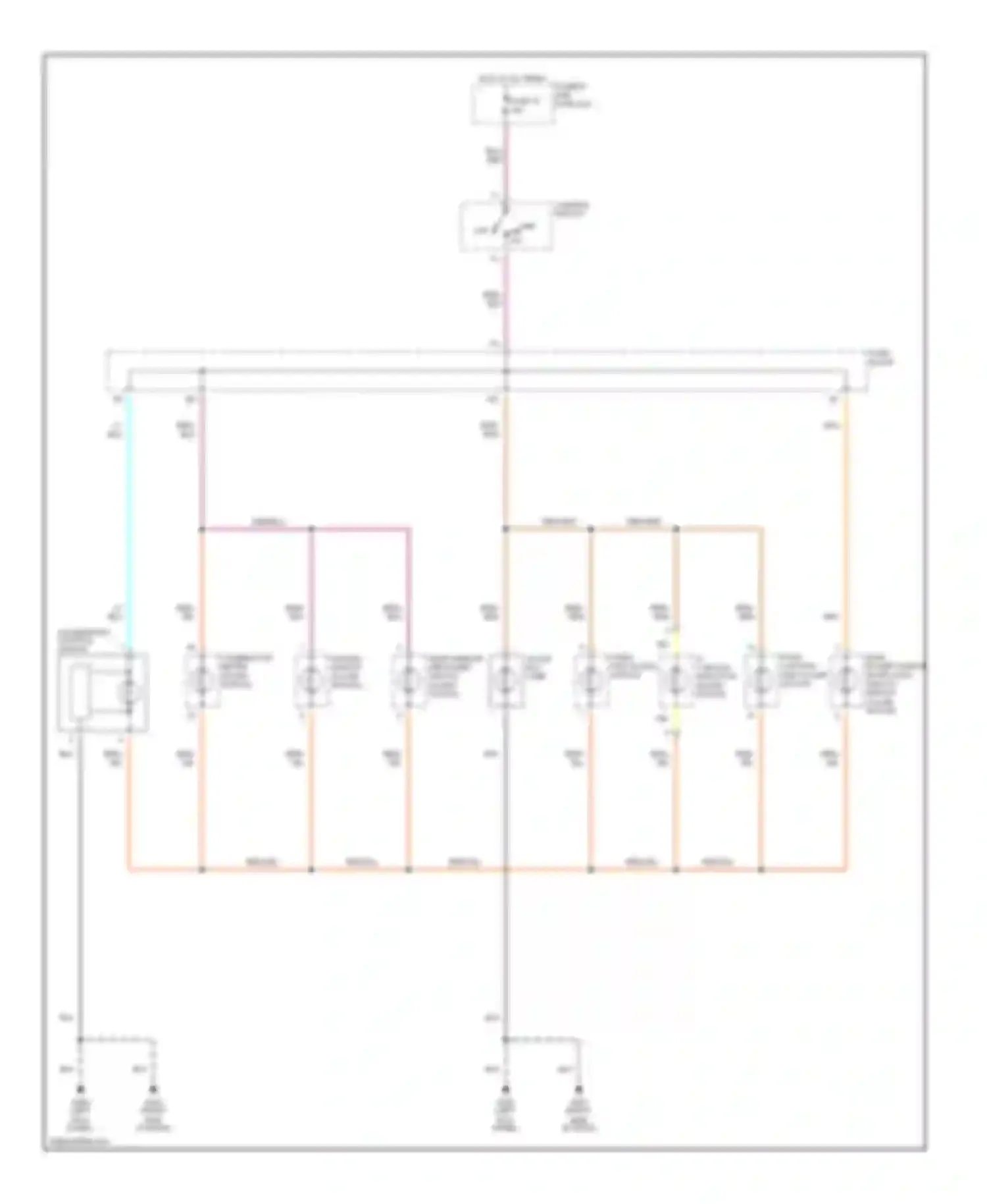 Wiring diagram illumination control switch for Nissan Altima L30 facelift (1999-2001) (1 of 1)