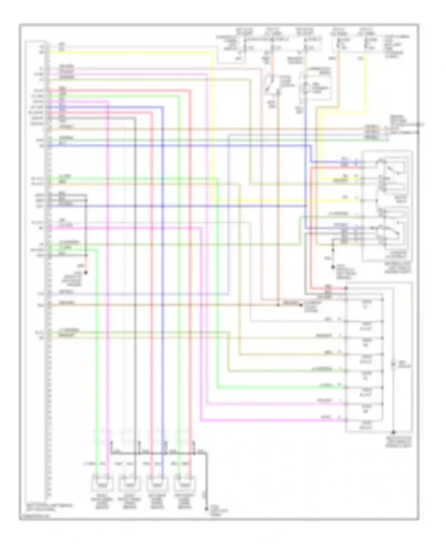 Altima Nissan L30 (1997-1999): Anti-lock brake circuits