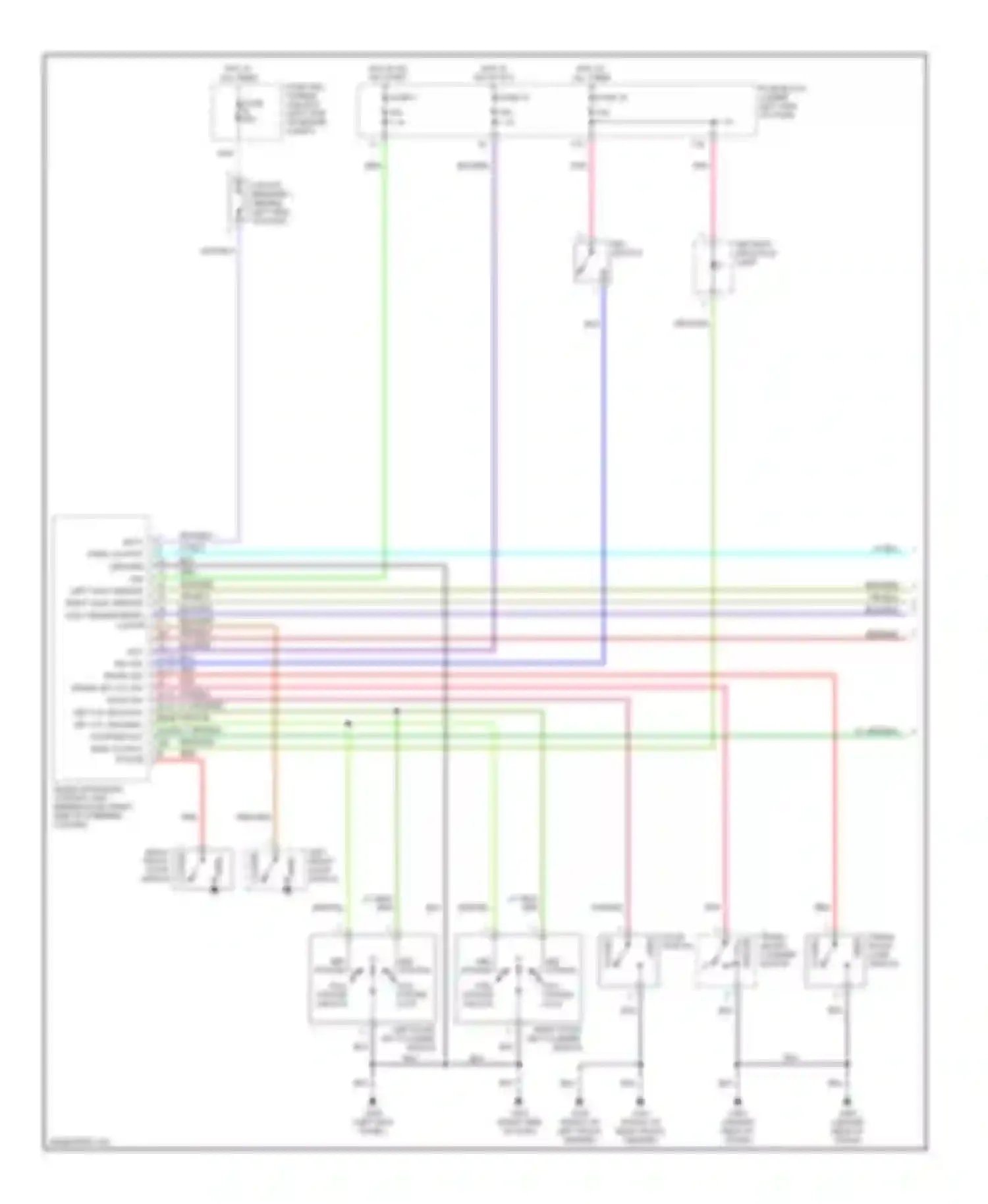 Altima Nissan L30 (1997-1999): Anti-theft circuit (1 of 2)
