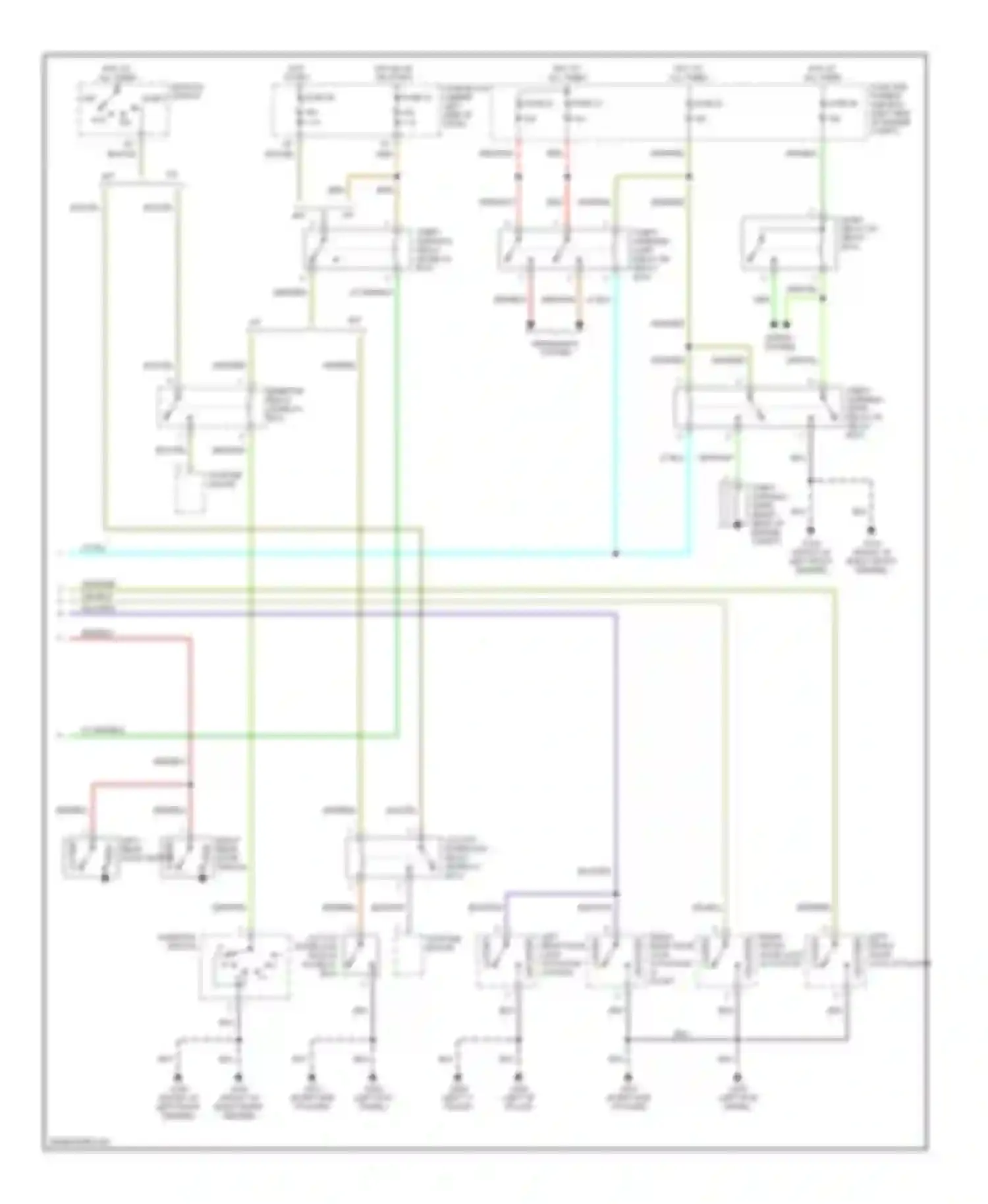 Altima Nissan L30 (1997-1999): Anti-theft circuit (2 of 2)