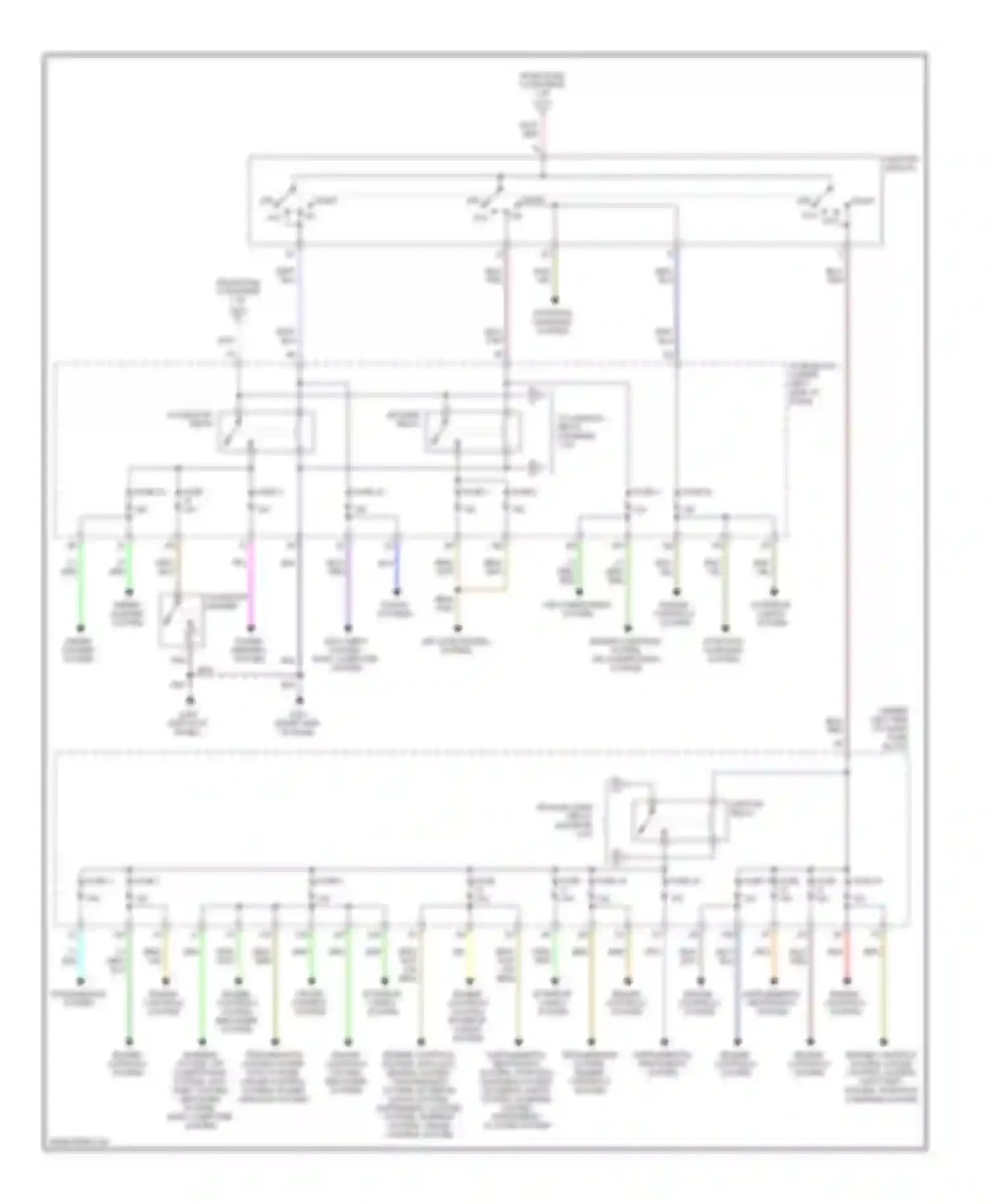 Altima Nissan L30 (1997-1999): Power distribution circuit (2 of 2)