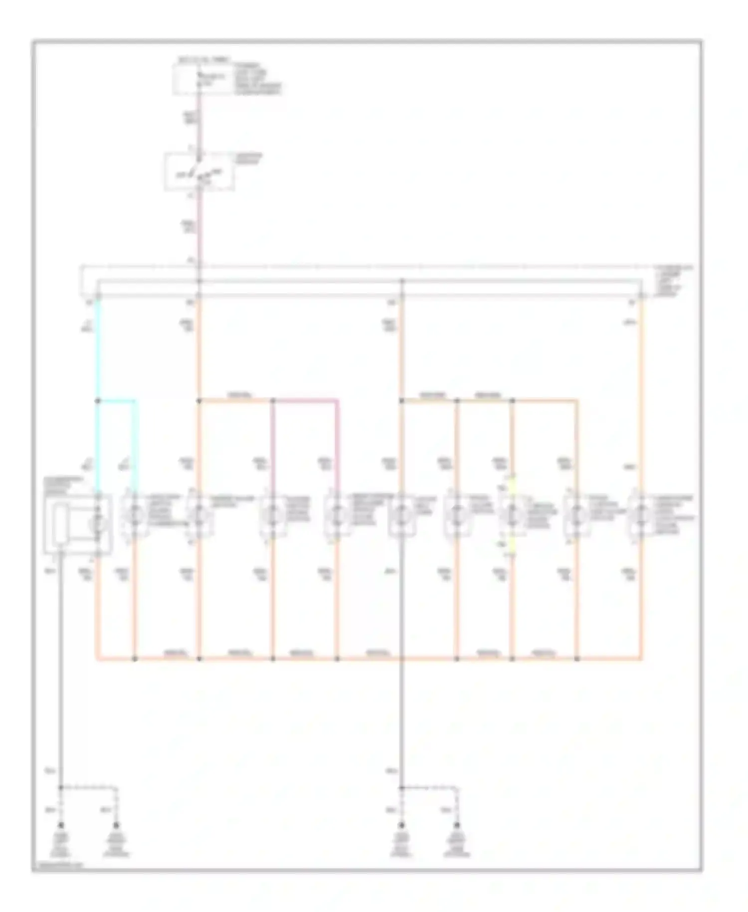 Wiring diagram illumination control switch for Nissan Altima L30 (1997-1999) (1 of 1)