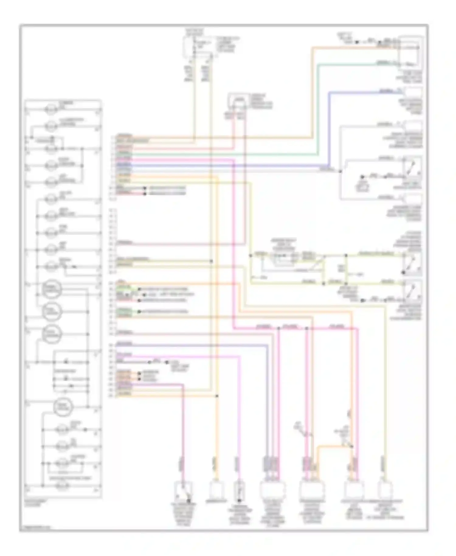 Wiring diagram malfunction ind light for Nissan Altima L30 (1997-1999) (1 of 1)