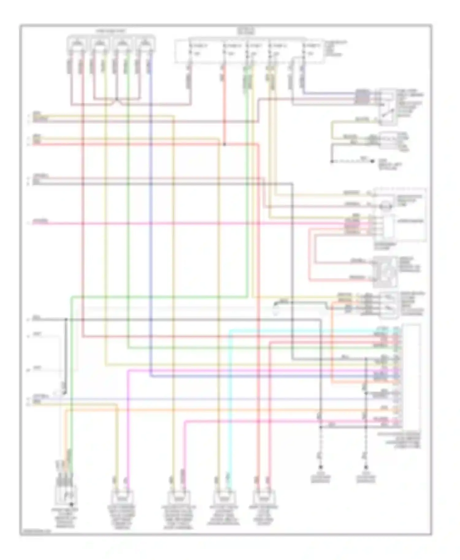 Wiring diagram malfunction indicator lamp for Nissan Altima L30 (1997-1999) (1 of 1)