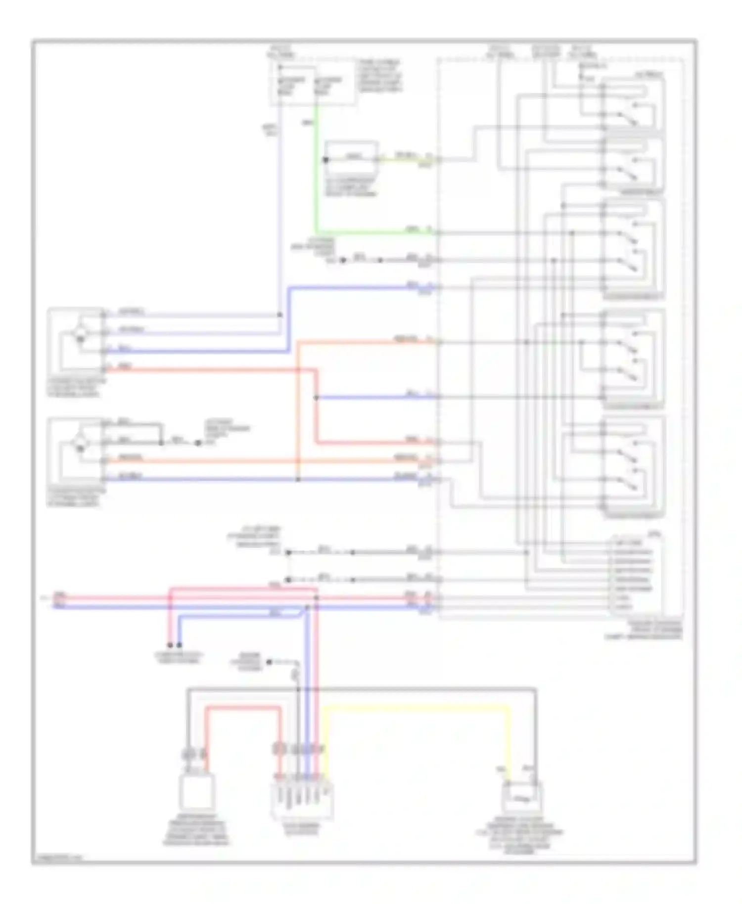 Altima Nissan L31 facelift (2004-2006): Automatic a/c circuit (2 of 2)