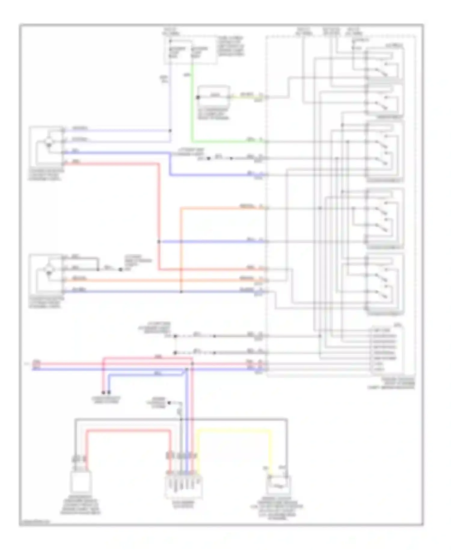 Altima Nissan L31 facelift (2004-2006): Manual a/c circuit (2 of 2)