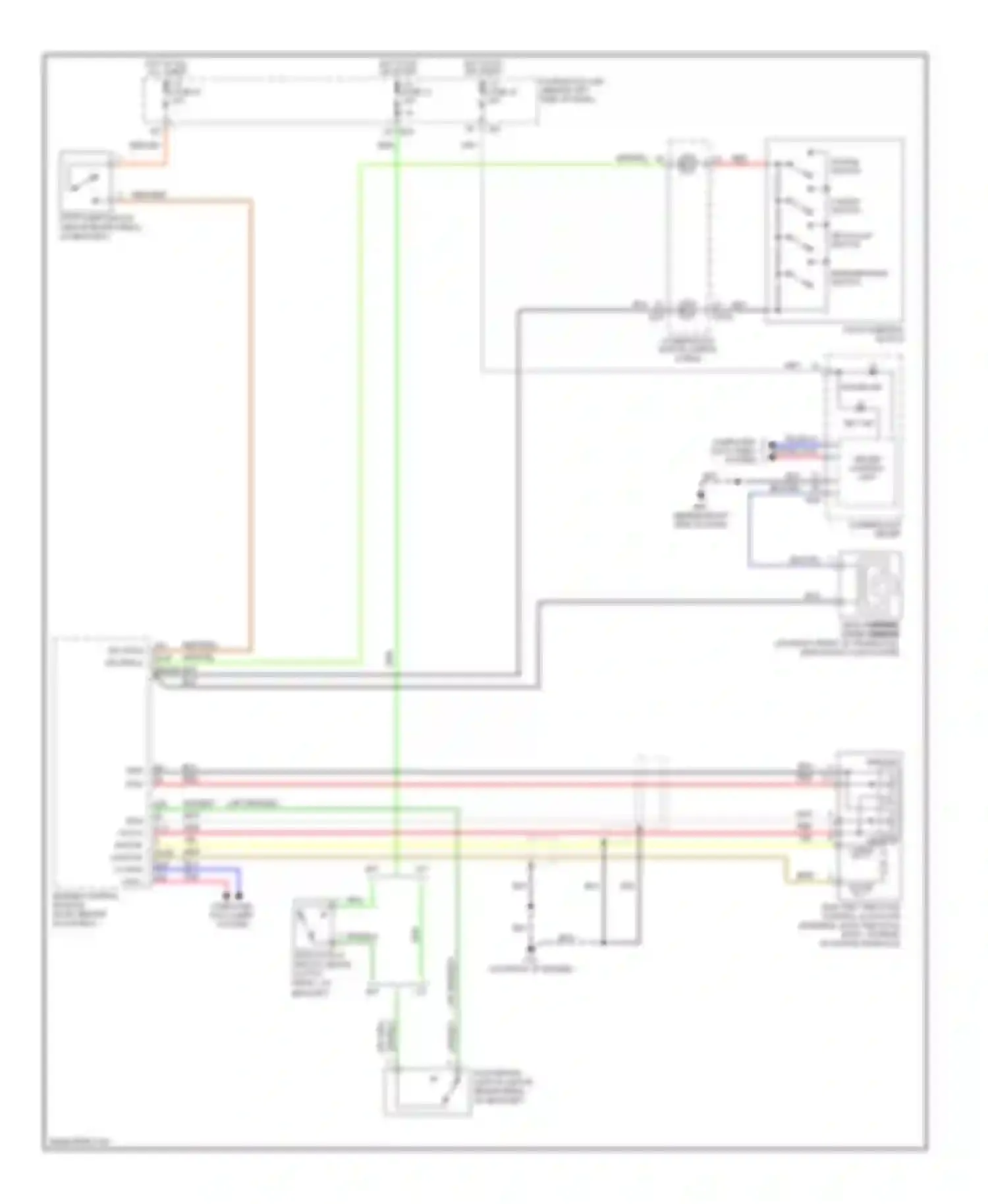 Altima Nissan L31 facelift (2004-2006): 3.5l, cruise control circuit