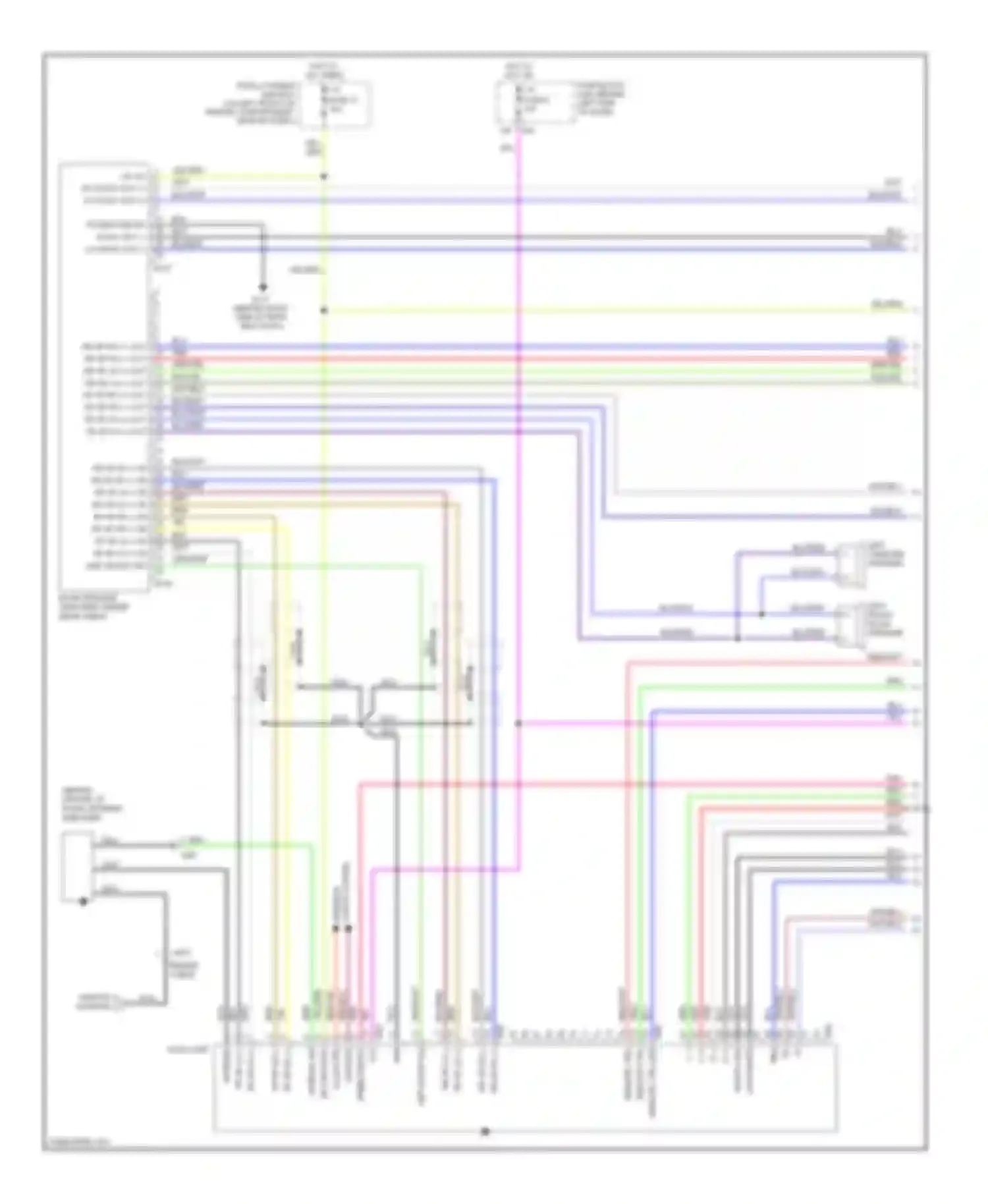 Altima Nissan L31 facelift (2004-2006): Bose radio circuit, bose without navigation (1 of 2)