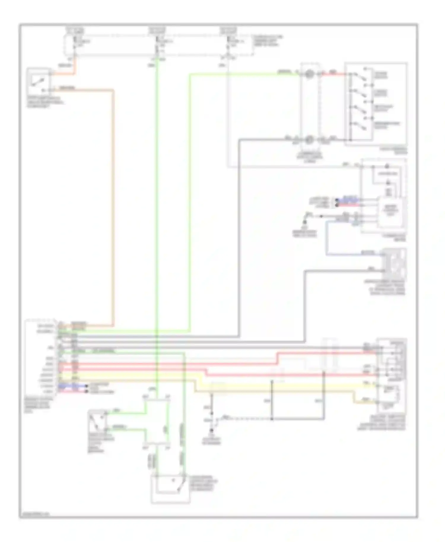 Wiring diagram 26 27 pnk unified meter control unit for Nissan Altima L31 facelift (2004-2006) (1 of 2)