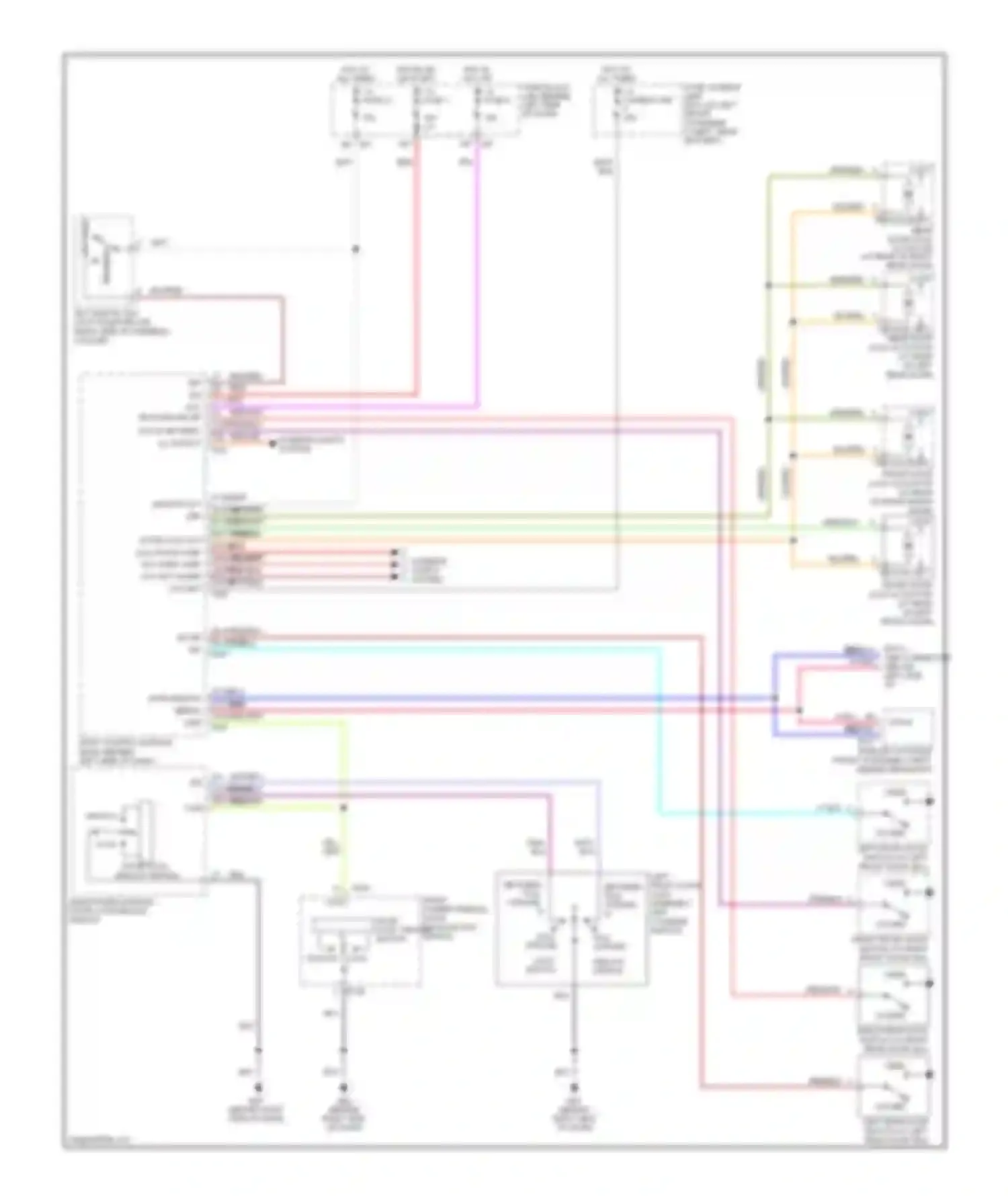 Wiring diagram 39 40 22 can-h can-l pwr window serial link pnk for Nissan Altima L31 facelift (2004-2006) (1 of 1)