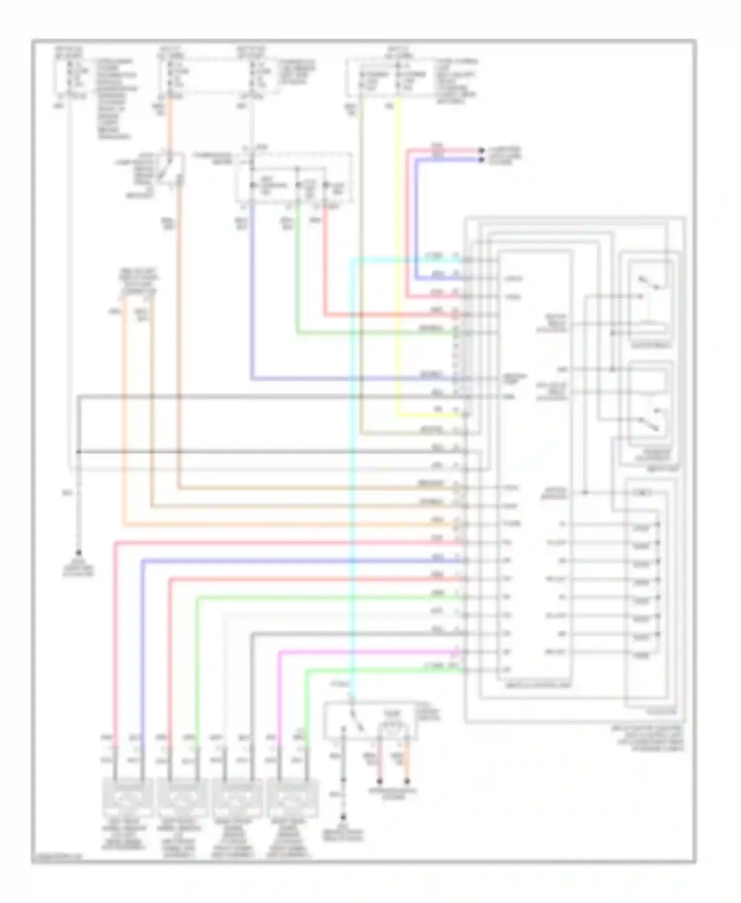 Wiring diagram can-h for Nissan Altima L31 facelift (2004-2006) (1 of 8)