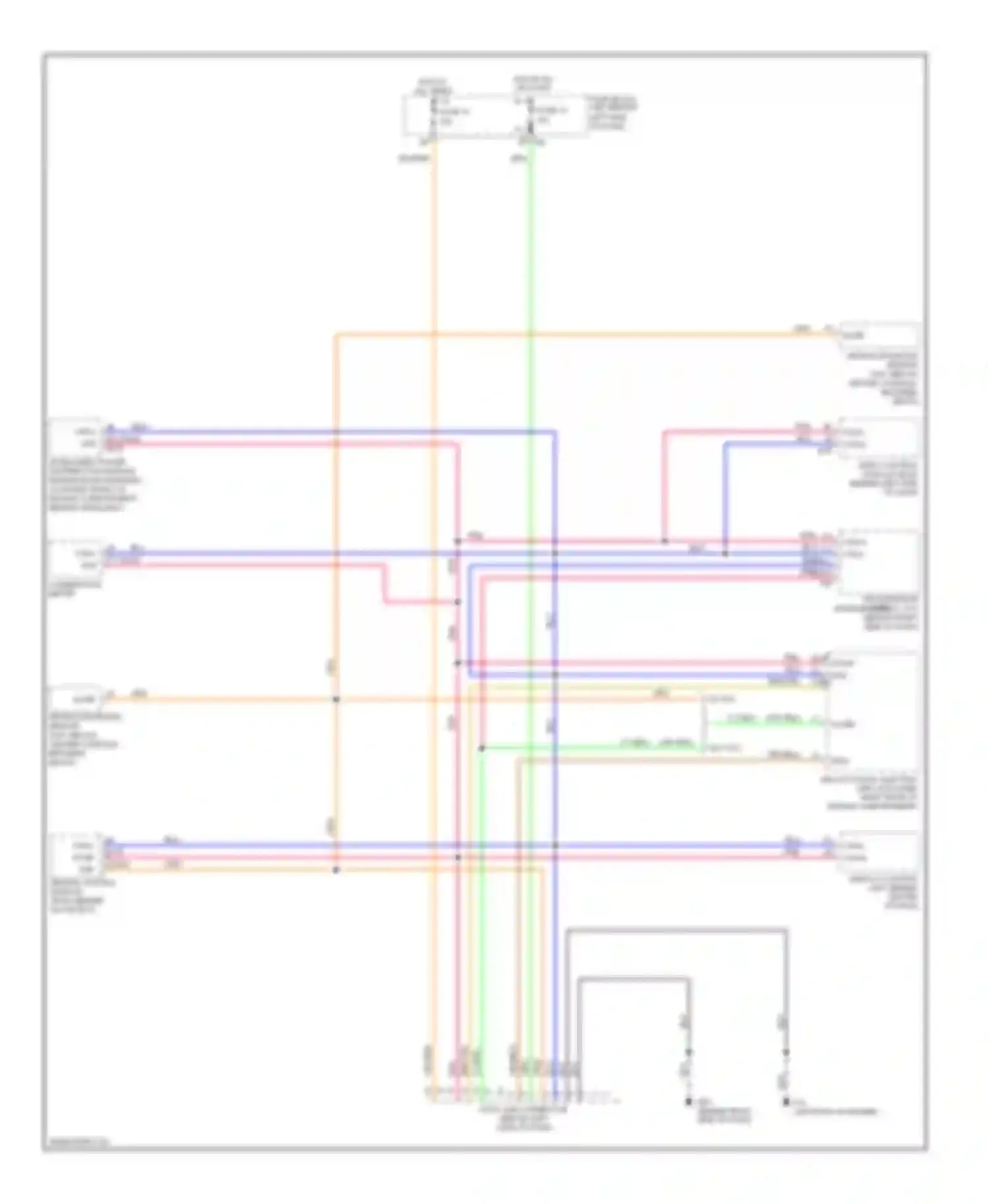 Wiring diagram combination meter for Nissan Altima L31 facelift (2004-2006) (6 of 24)