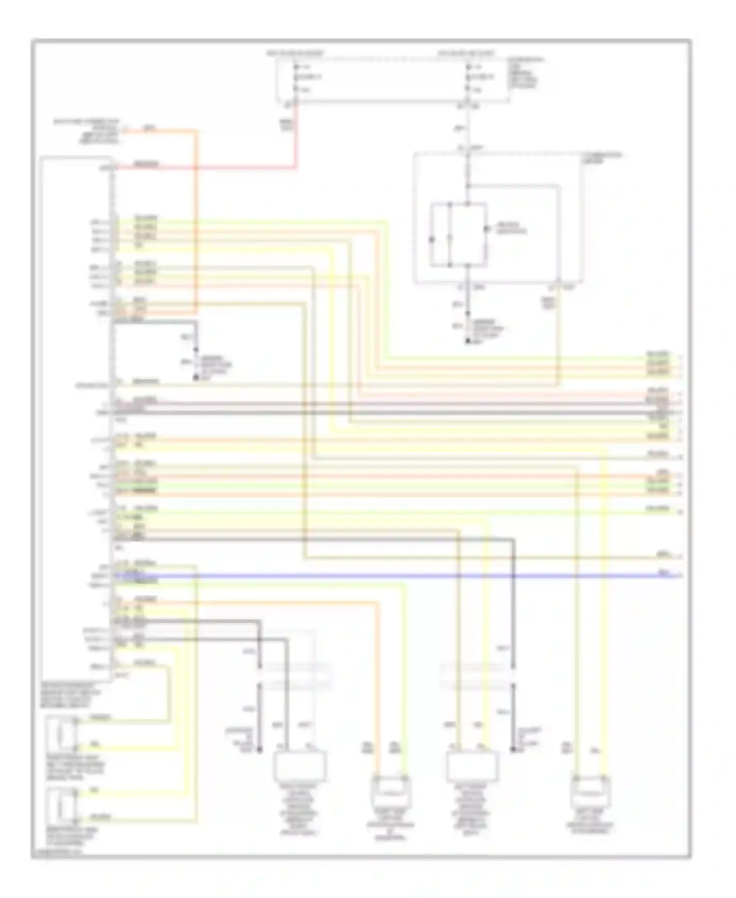 Wiring diagram combination meter for Nissan Altima L31 facelift (2004-2006) (20 of 24)