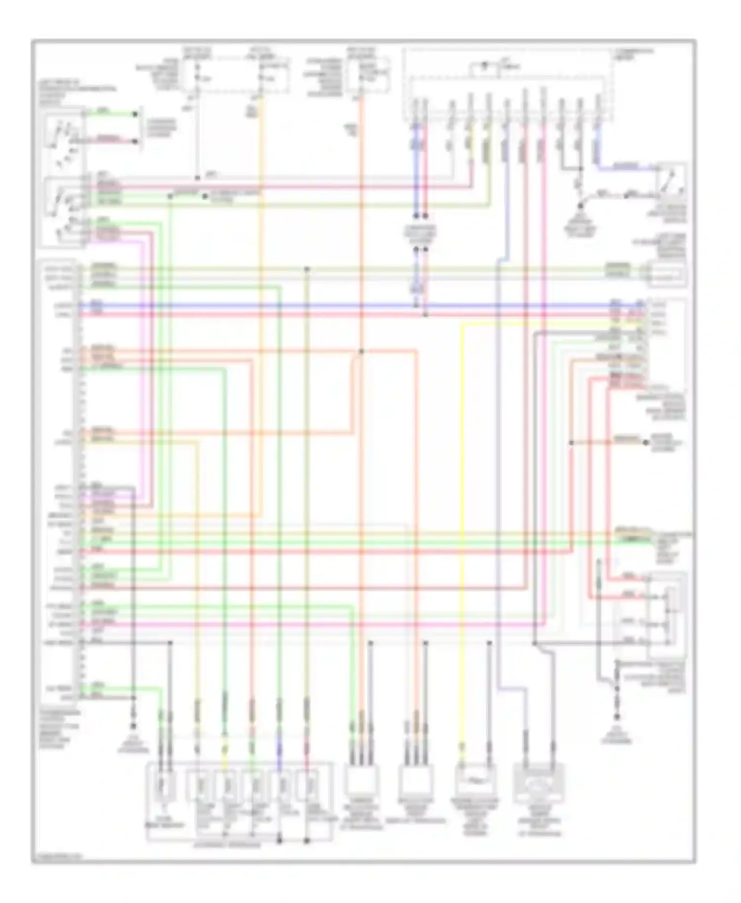 Wiring diagram computer data lines system for Nissan Altima L31 facelift (2004-2006) (11 of 20)