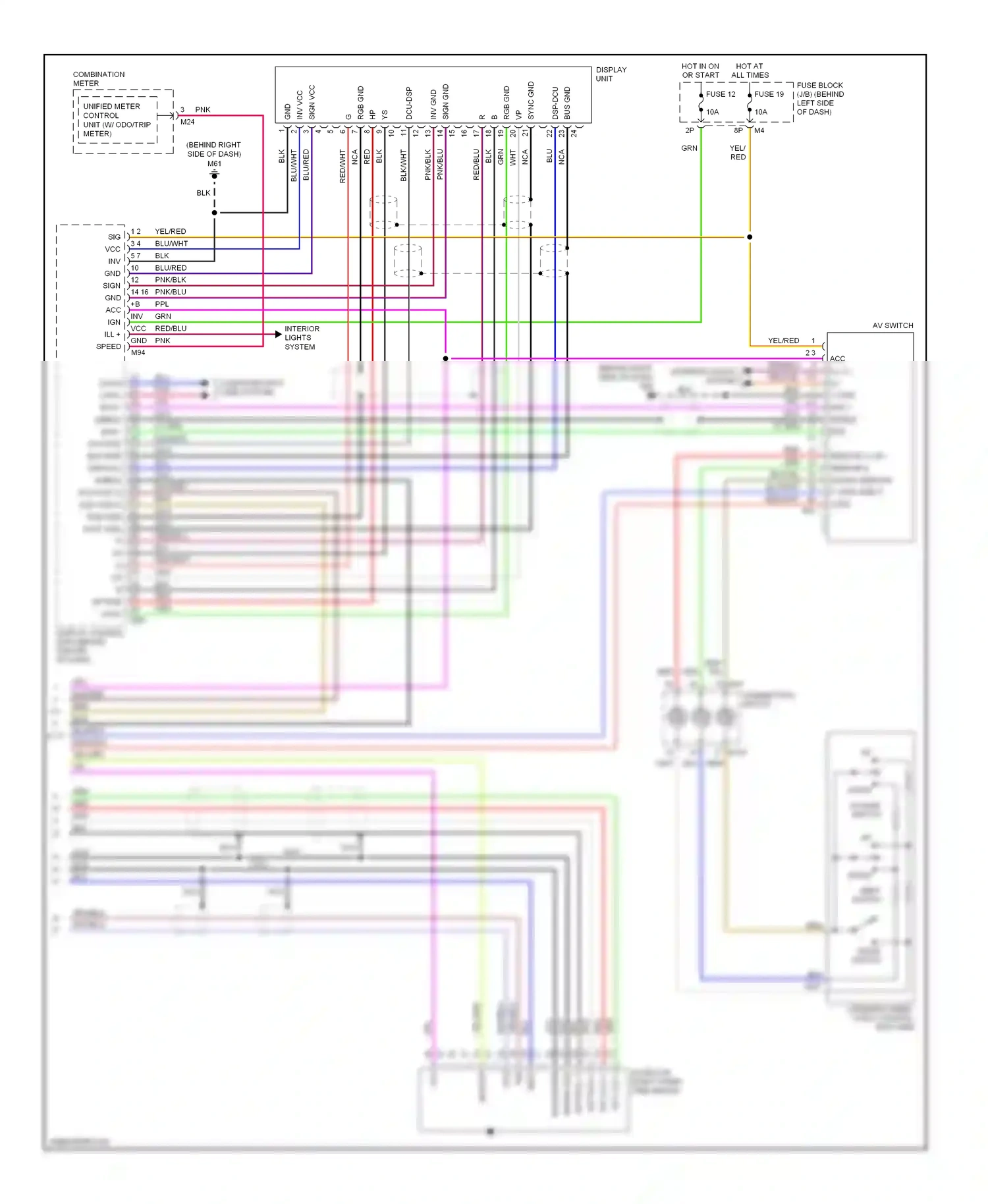 Wiring diagram data earth for Nissan Altima L31 facelift (2004-2006) (2 of 4)