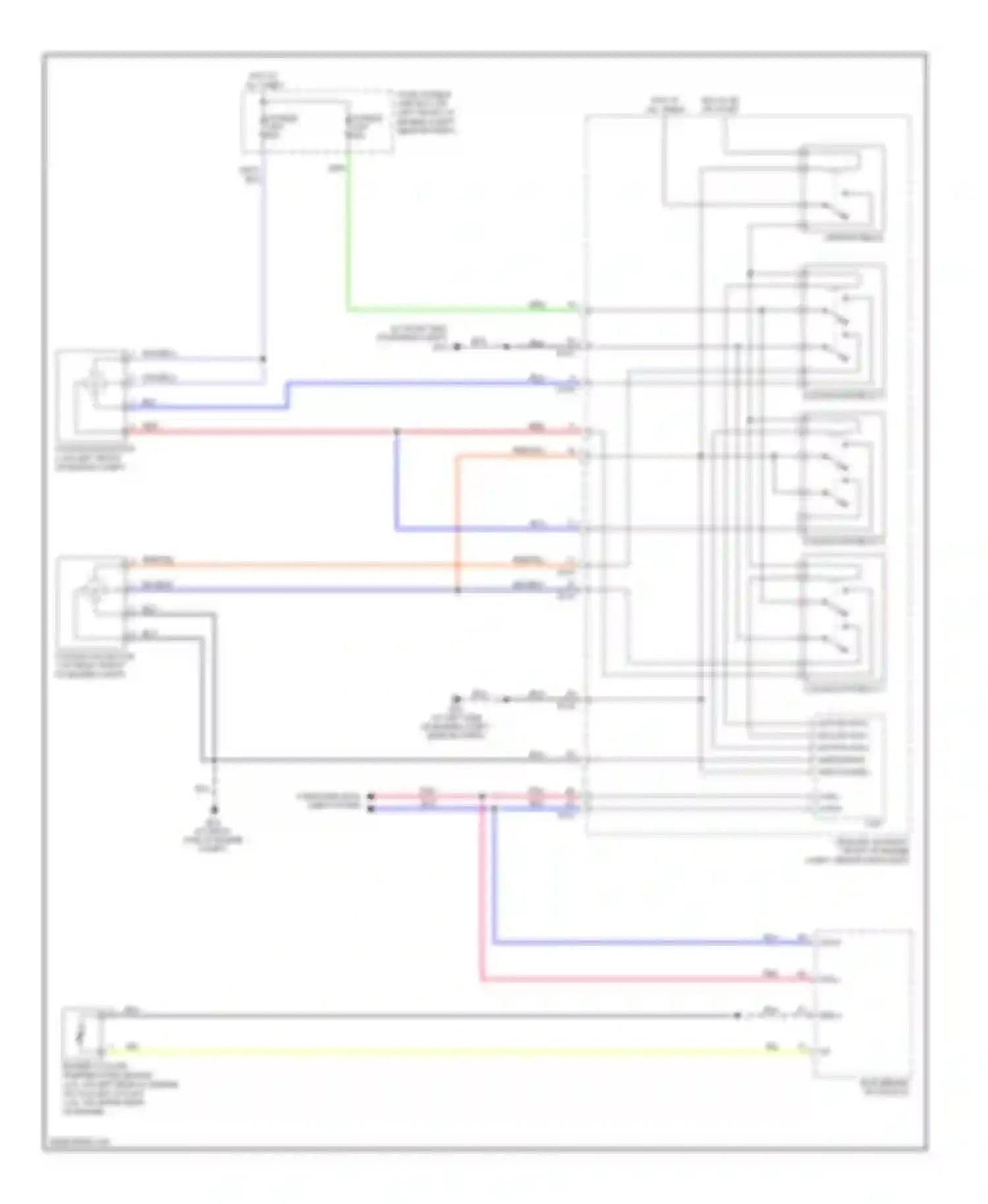 Wiring diagram ignition relay for Nissan Altima L31 facelift (2004-2006) (2 of 5)