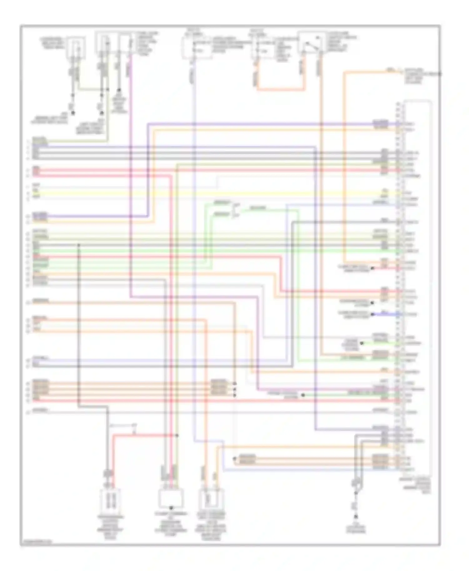 Wiring diagram intelligent power distribution module engine room for Nissan Altima L31 facelift (2004-2006) (3 of 5)