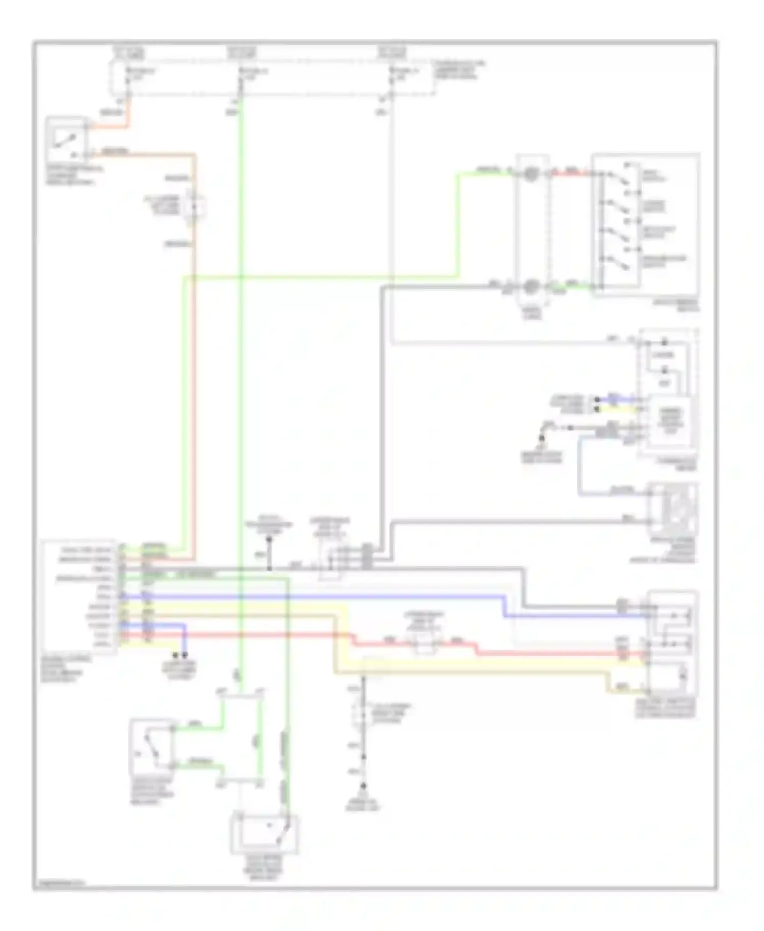 Altima Nissan L31 (2001-2004): 3.5l, cruise control circuit