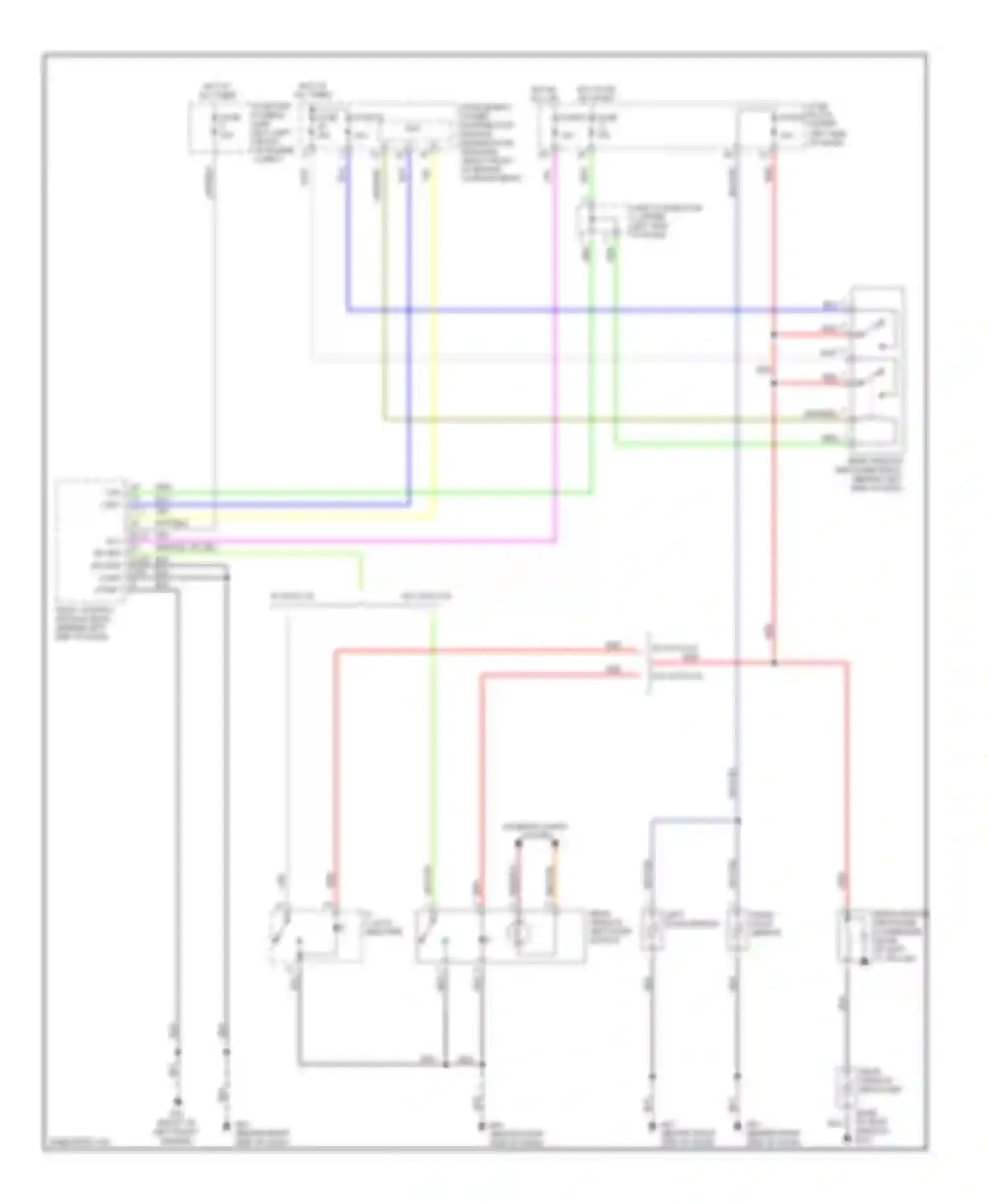 Altima Nissan L31 (2001-2004): Defogger circuit