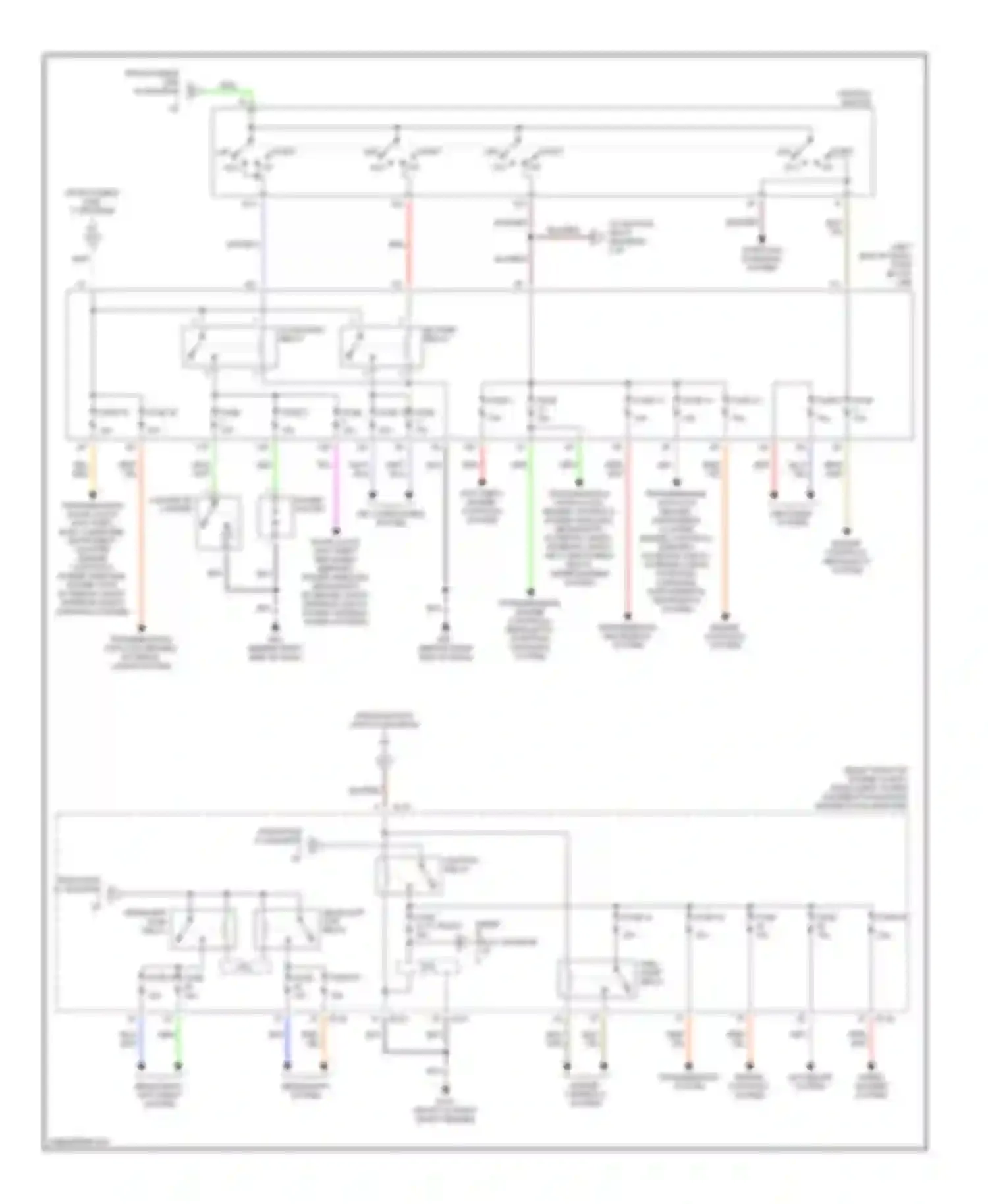 Altima Nissan L31 (2001-2004): Power distribution circuit (2 of 2)