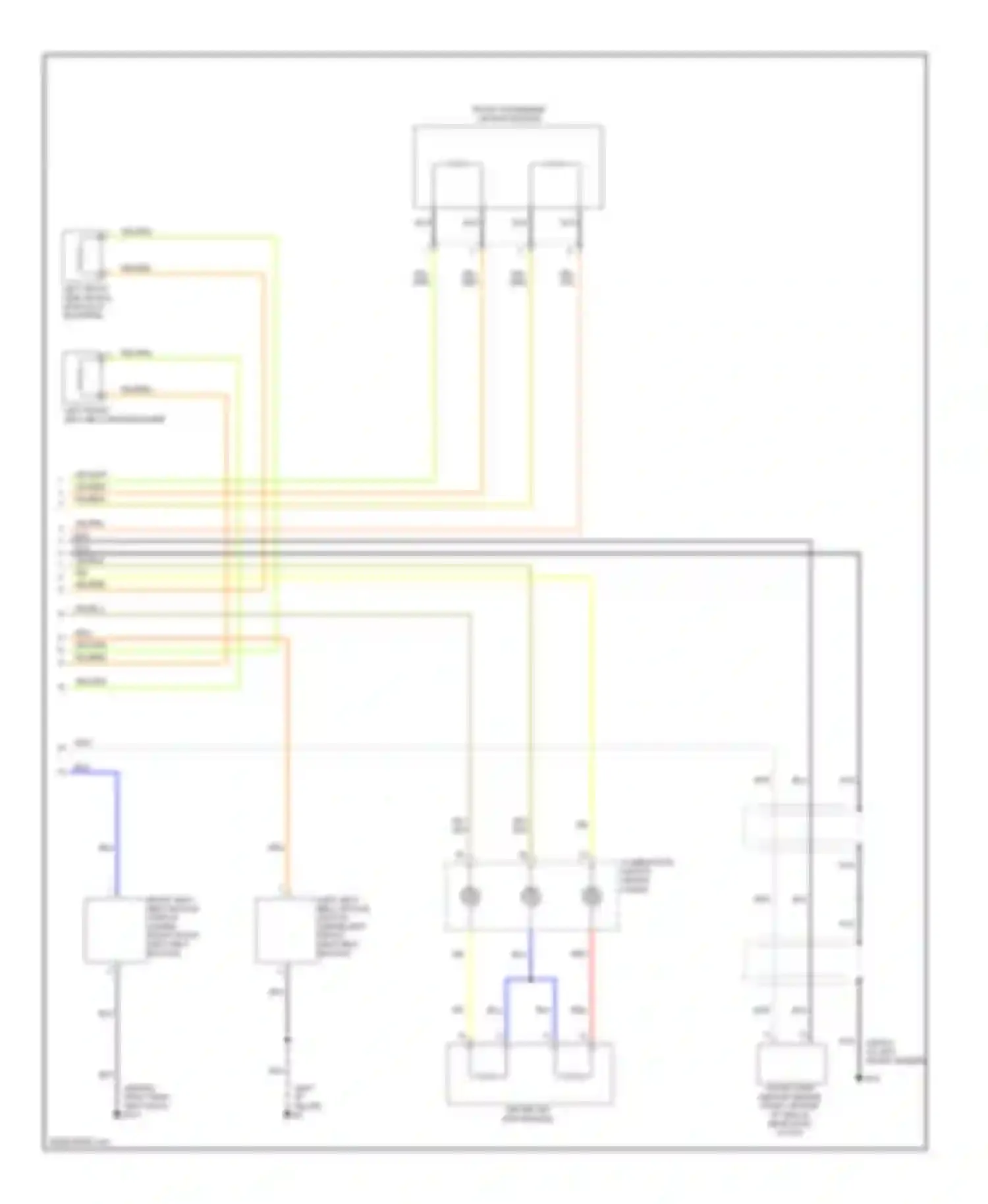 Altima Nissan L31 (2001-2004): Supplemental restraint circuit (2 of 2)