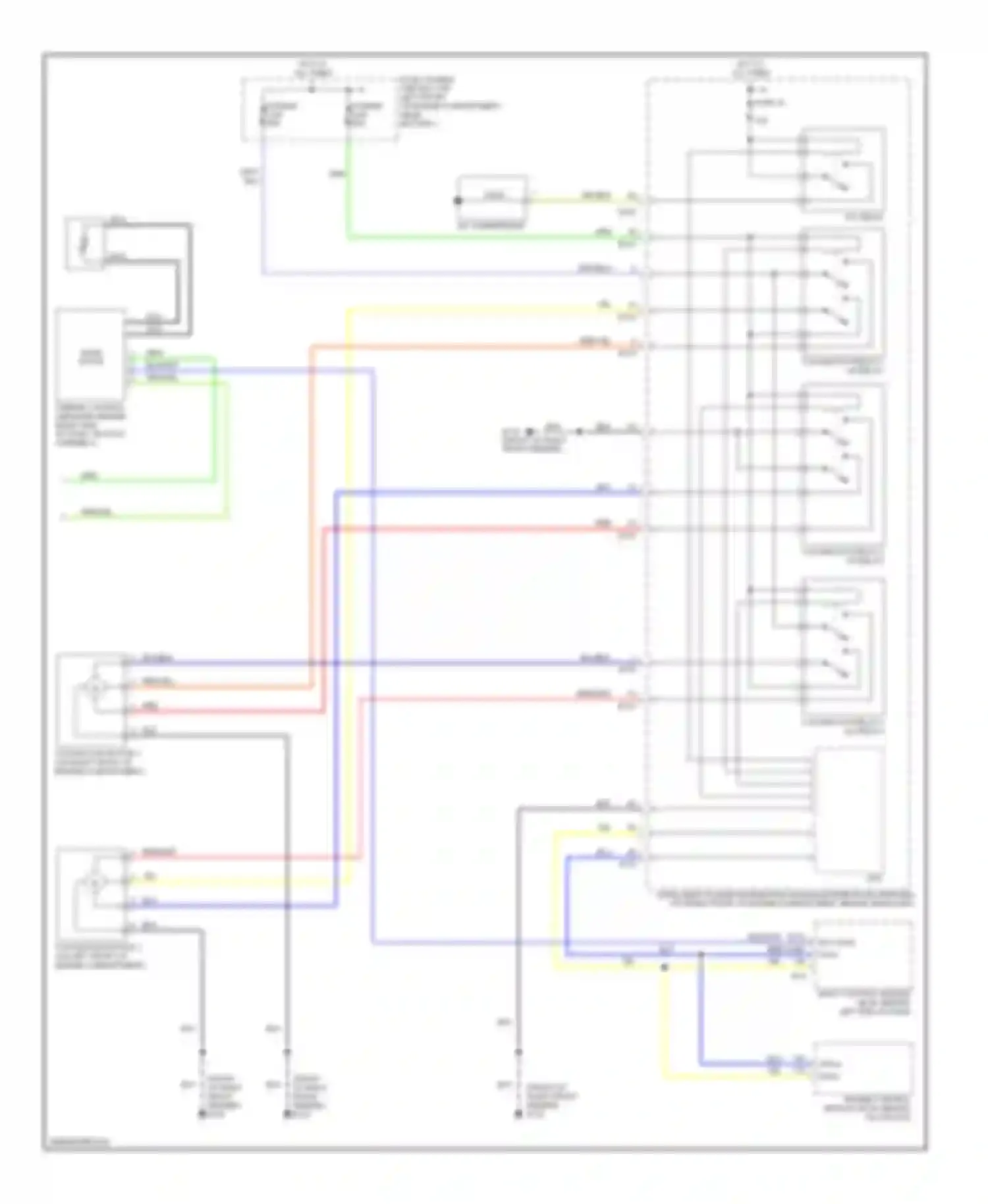 Wiring diagram 58 70 71 comp on sw can-h can-l for Nissan Altima L31 (2001-2004) (1 of 1)