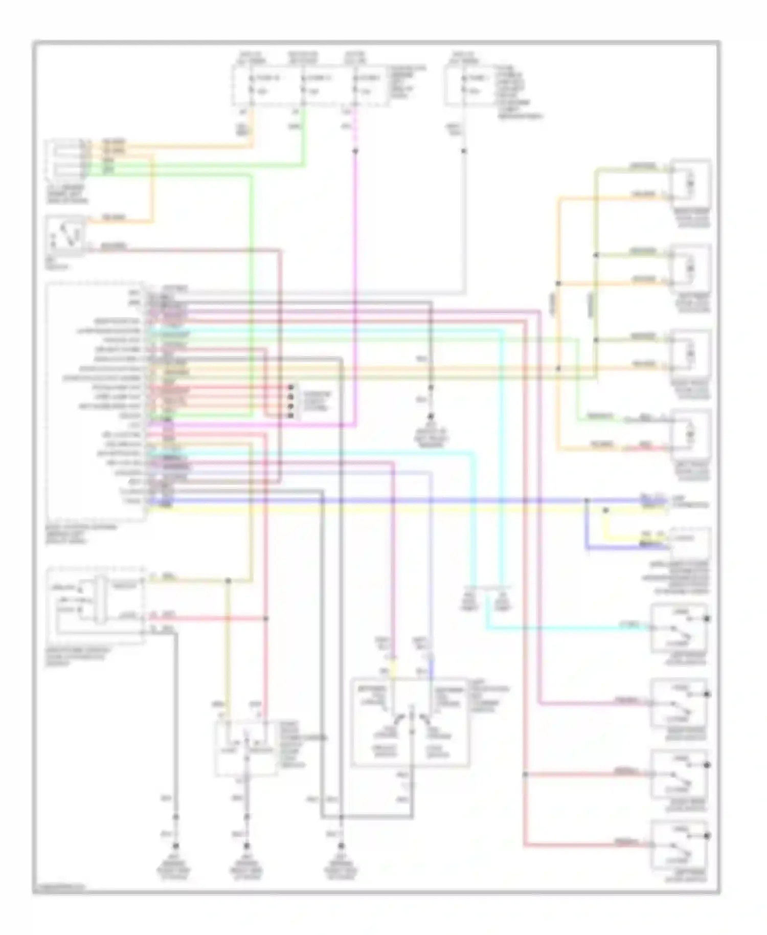 Wiring diagram 6 3 data link connector for Nissan Altima L31 (2001-2004) (1 of 2)