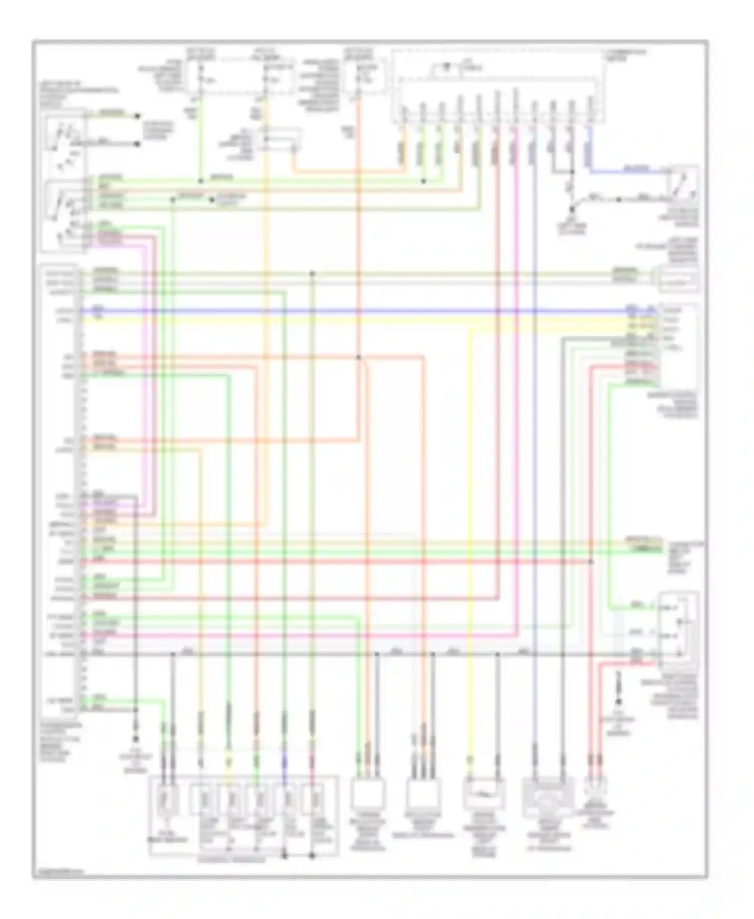 Wiring diagram a/t fluid temp sensor over- for Nissan Altima L31 (2001-2004) (1 of 2)