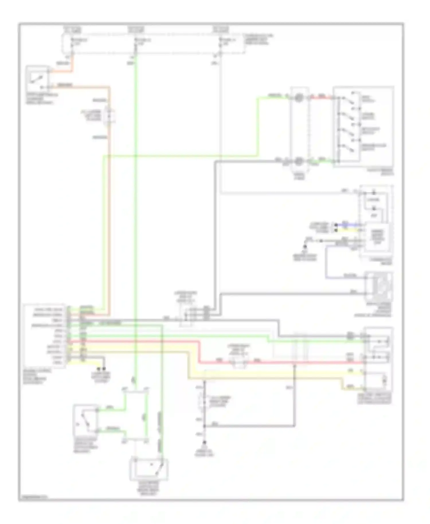 Wiring diagram cancel switch for Nissan Altima L31 (2001-2004) (1 of 2)