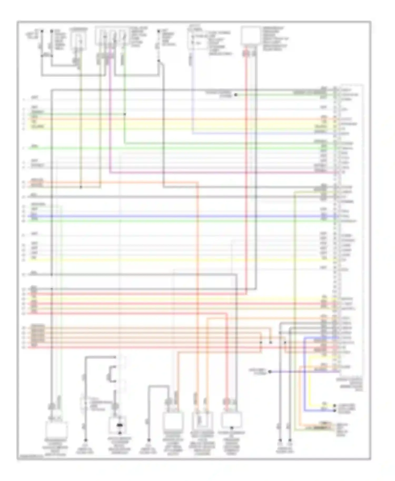 Wiring diagram cdcv gnd-e gnd-m gnd-e can-h vb avcc vb can-l for Nissan Altima L31 (2001-2004) (1 of 1)