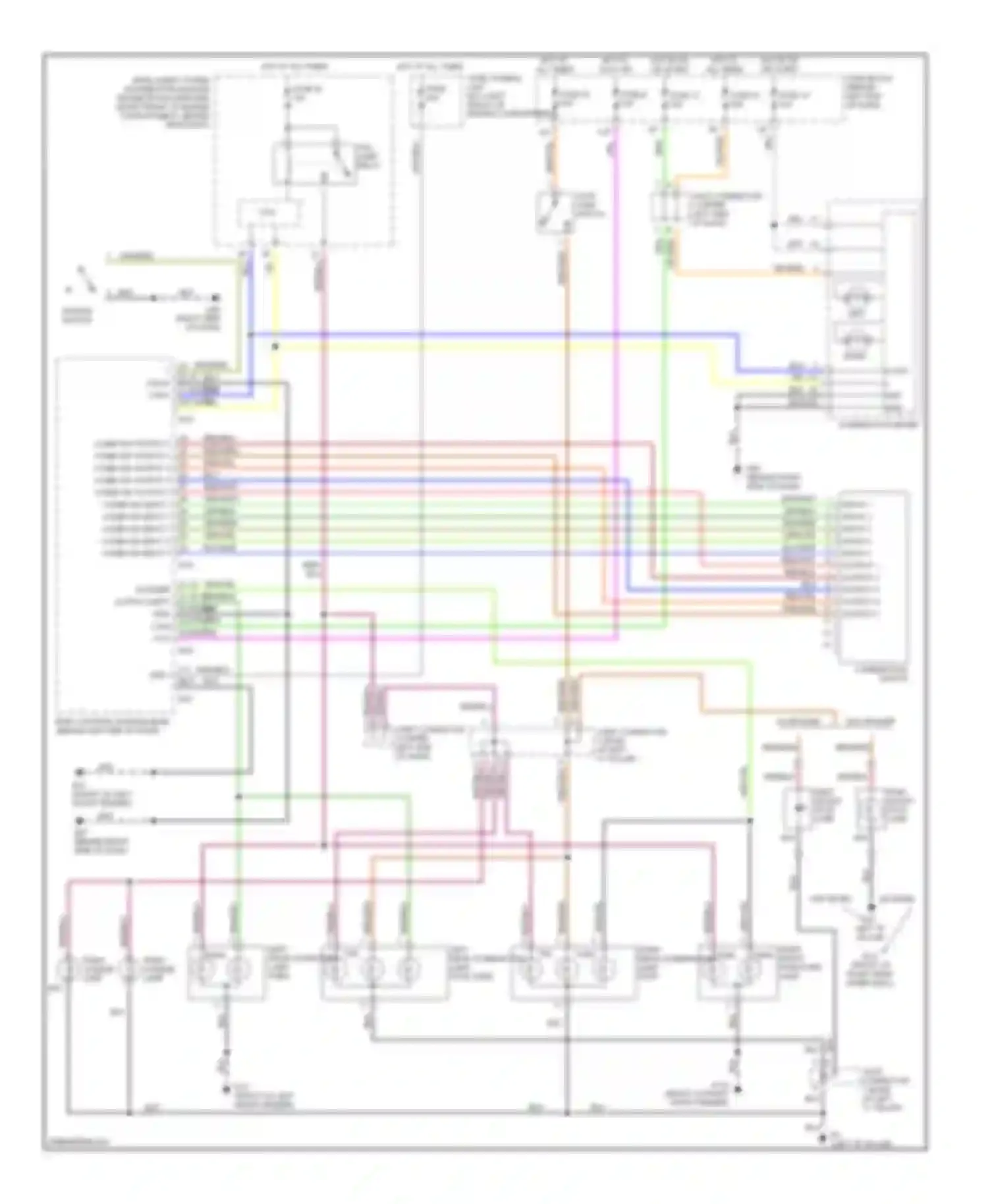 Wiring diagram combination meter for Nissan Altima L31 (2001-2004) (6 of 18)