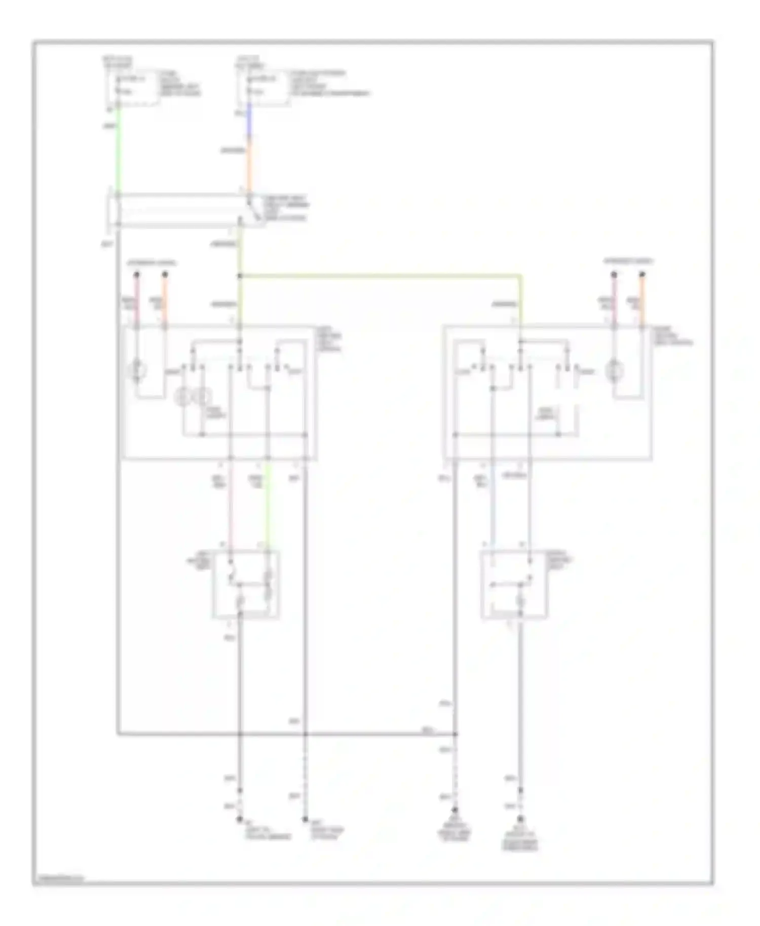 Wiring diagram fuse and fusible link box for Nissan Altima L31 (2001-2004) (1 of 1)