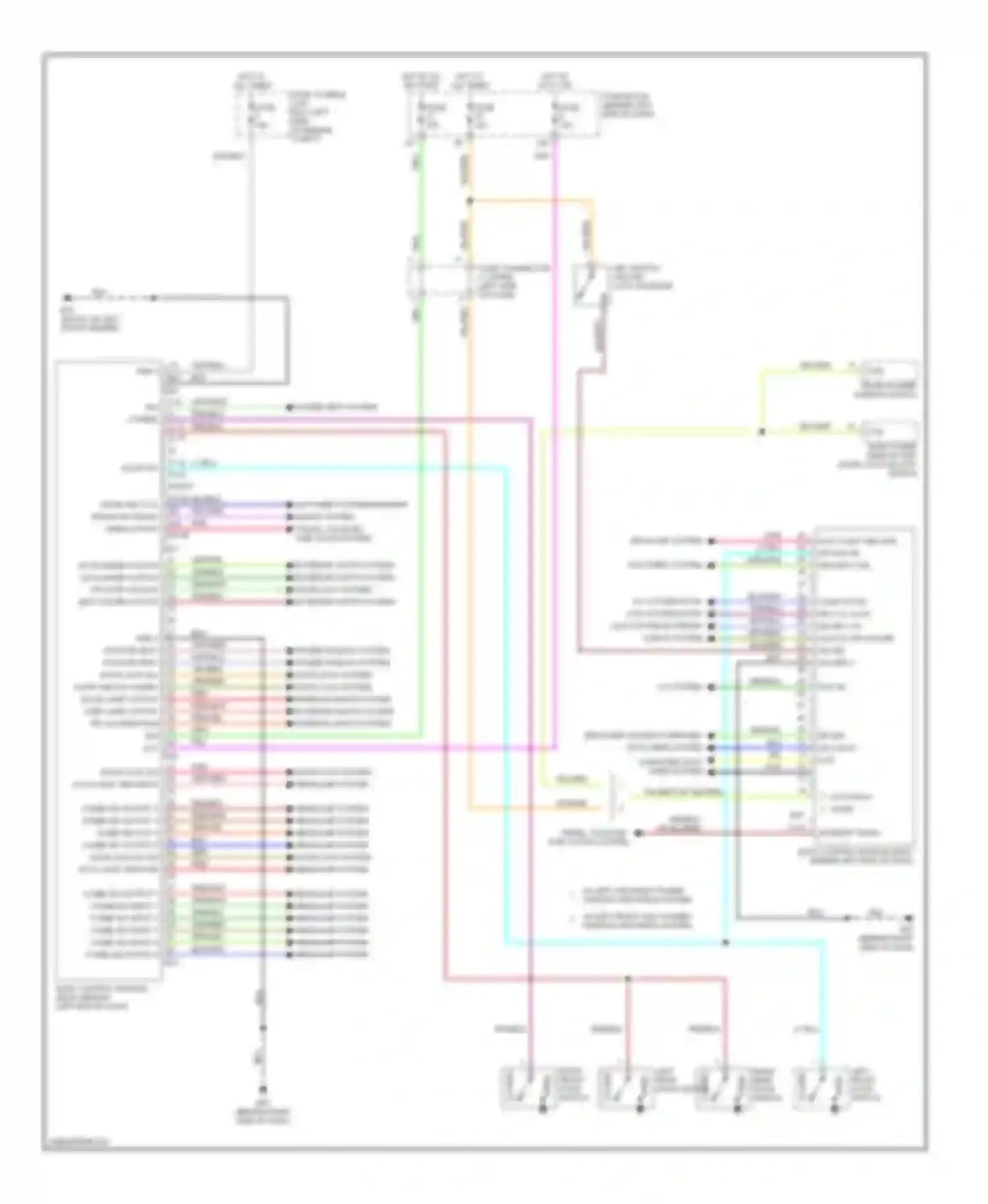 Wiring diagram headlamp system for Nissan Altima L31 (2001-2004) (1 of 1)