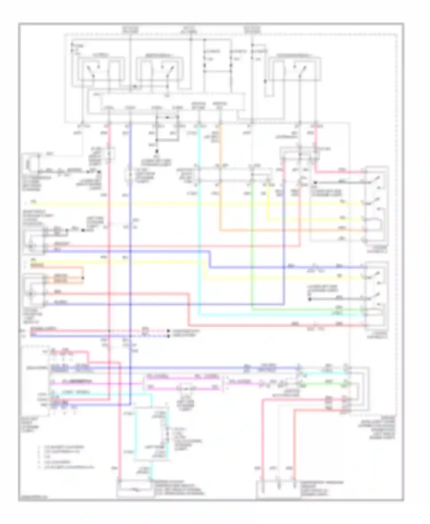 Altima Nissan L32 facelift (2009-2013): Automatic a/c circuit, except hybrid (2 of 2)