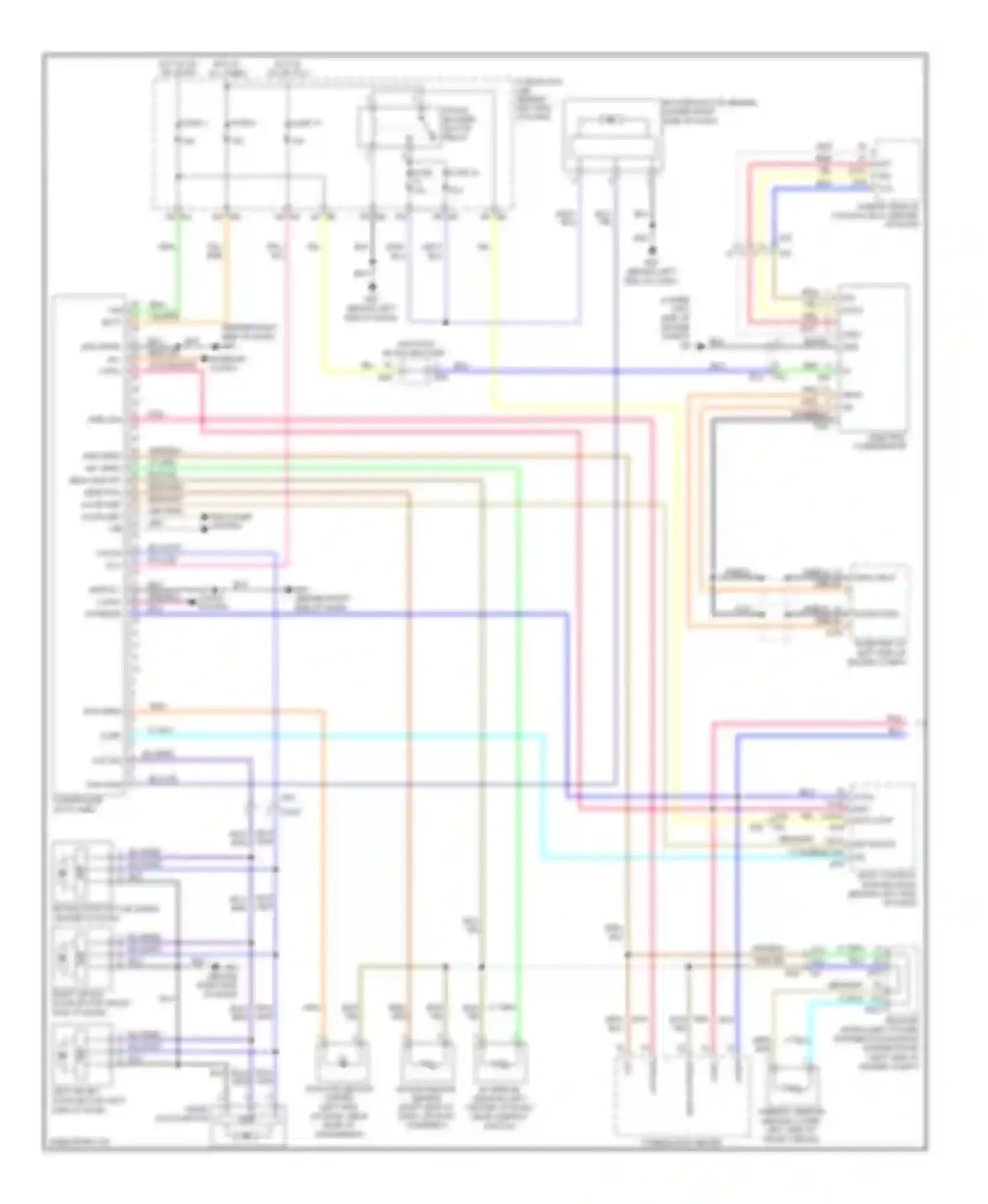 Altima Nissan L32 facelift (2009-2013): Automatic a/c circuit, hybrid (1 of 2)