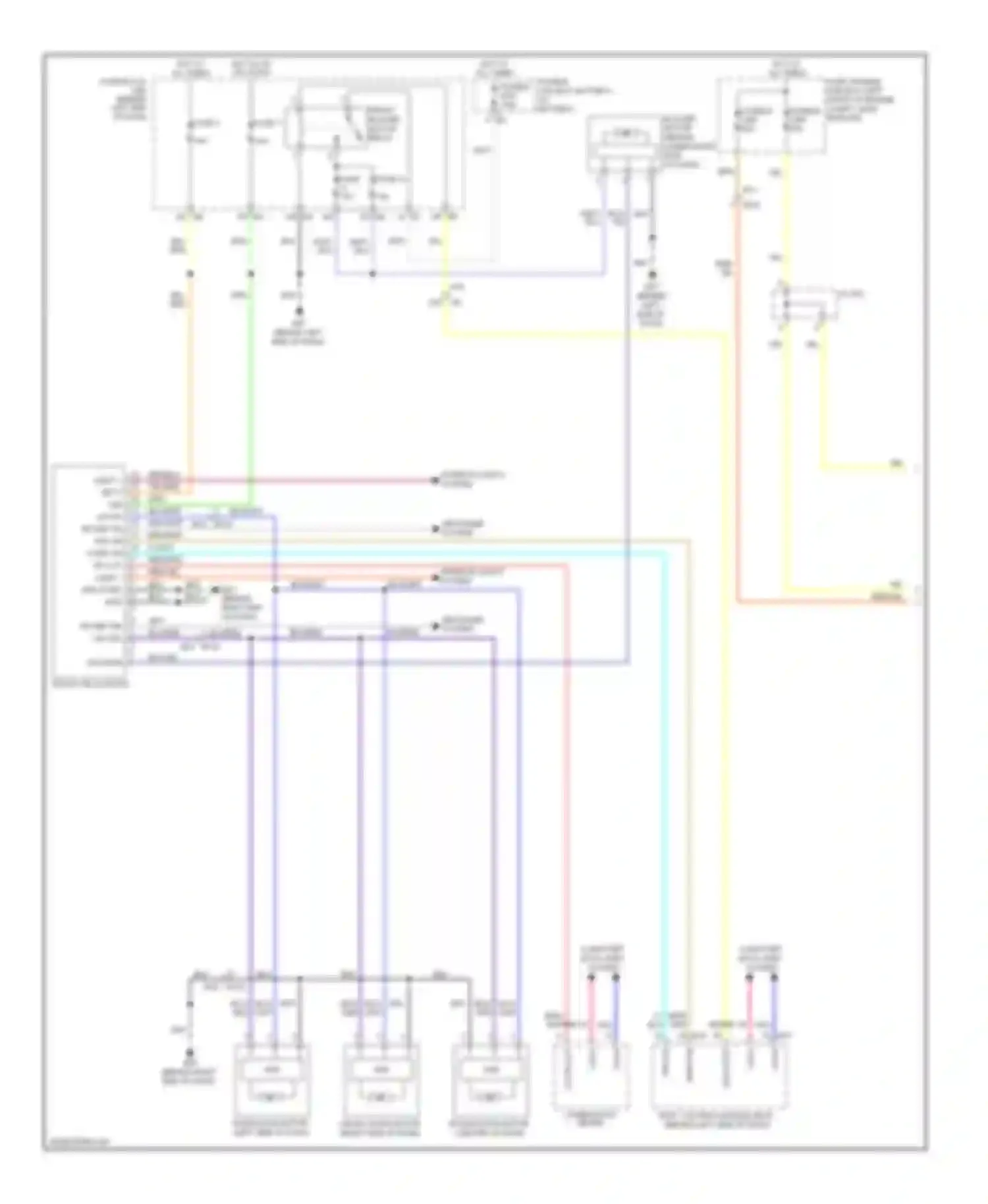 Altima Nissan L32 facelift (2009-2013): Manual a/c circuit, except hybrid (1 of 2)